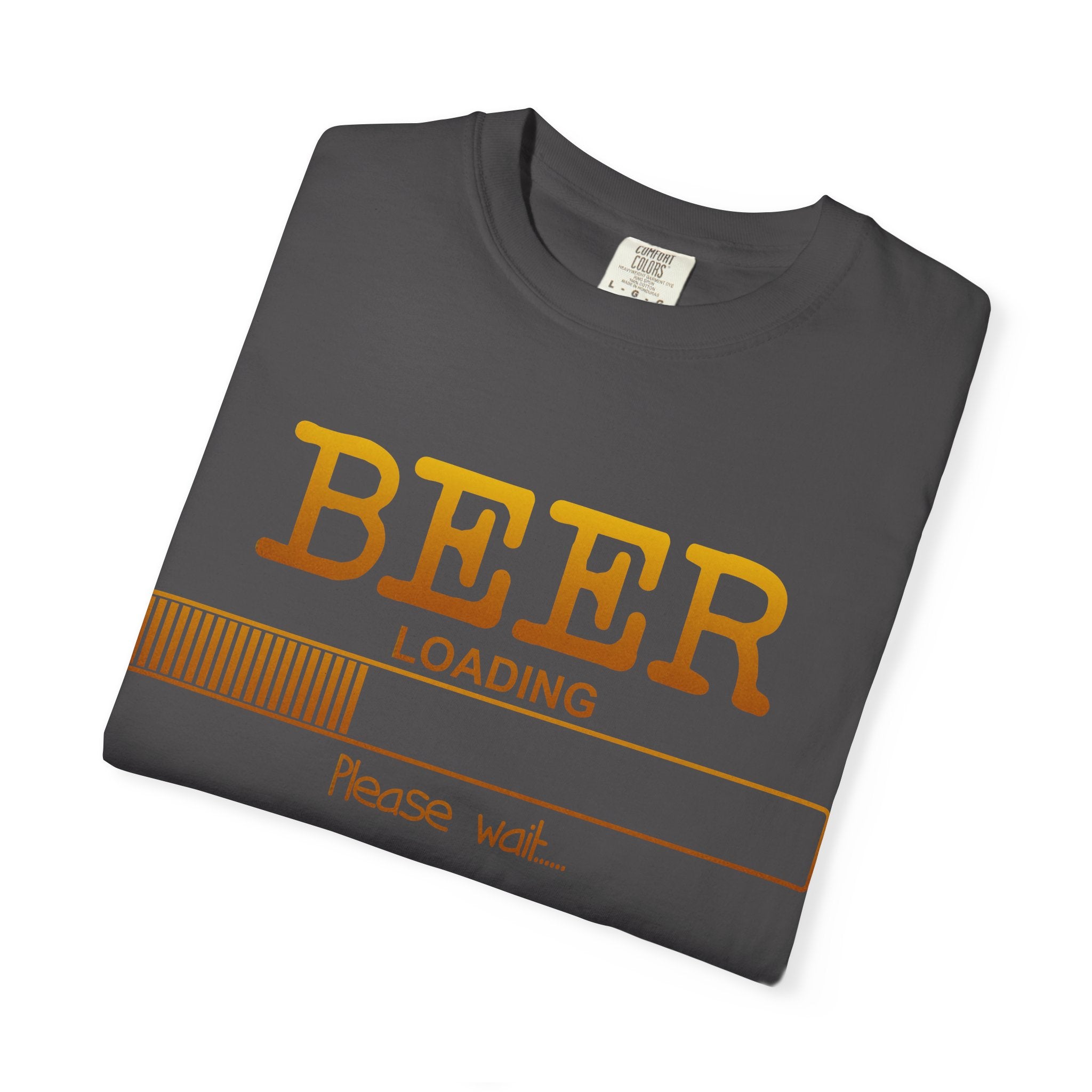 Beer Loading T‑Shirt — Funny 'Please Wait' Drinking Tee
