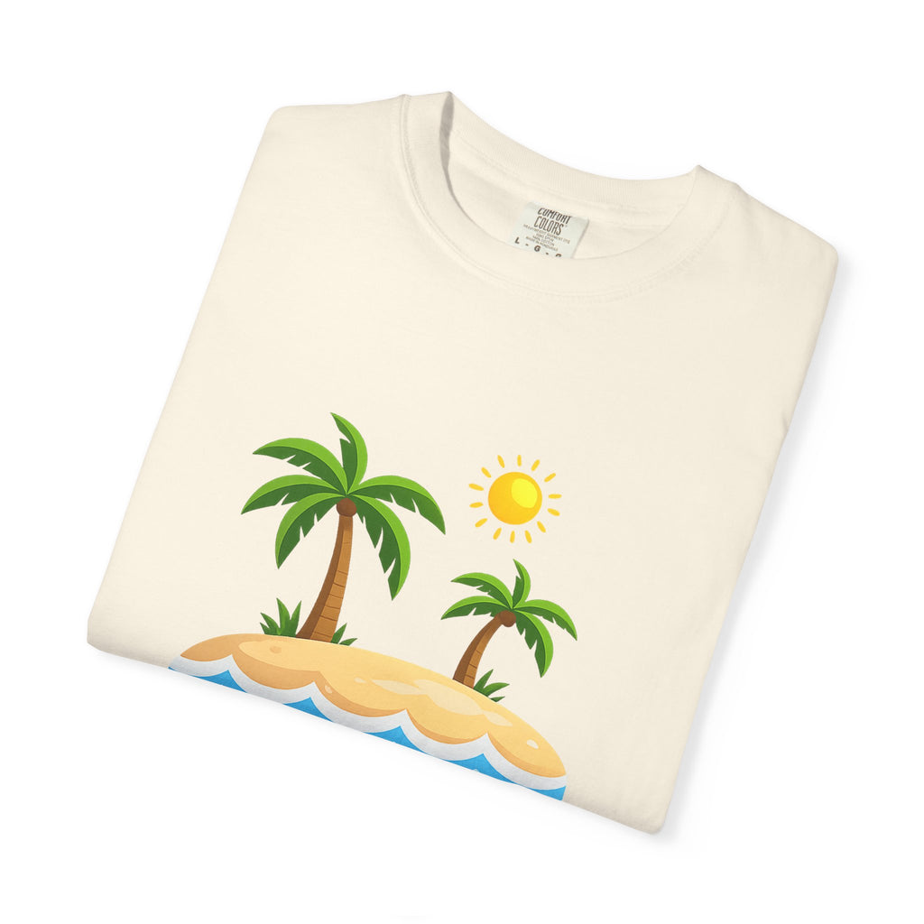 Island Paradise T-Shirt — Tropical Palm Tree Beach Graphic
