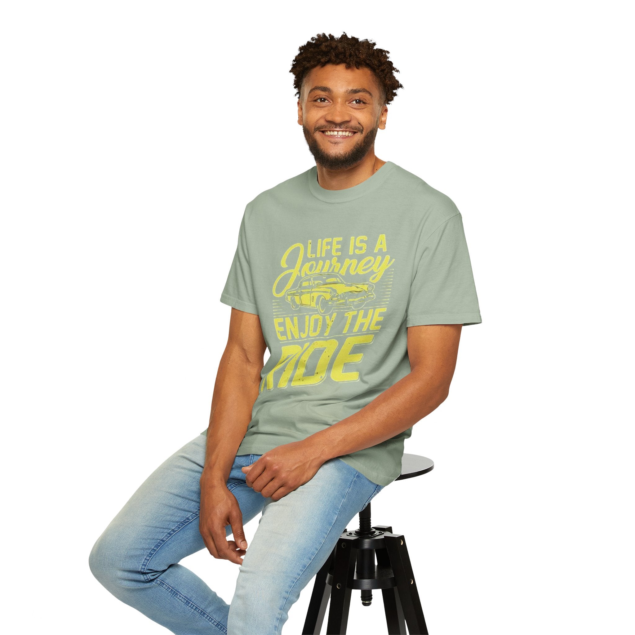 Enjoy The Ride T-Shirt — 'Life Is A Journey' Vintage Car Tee