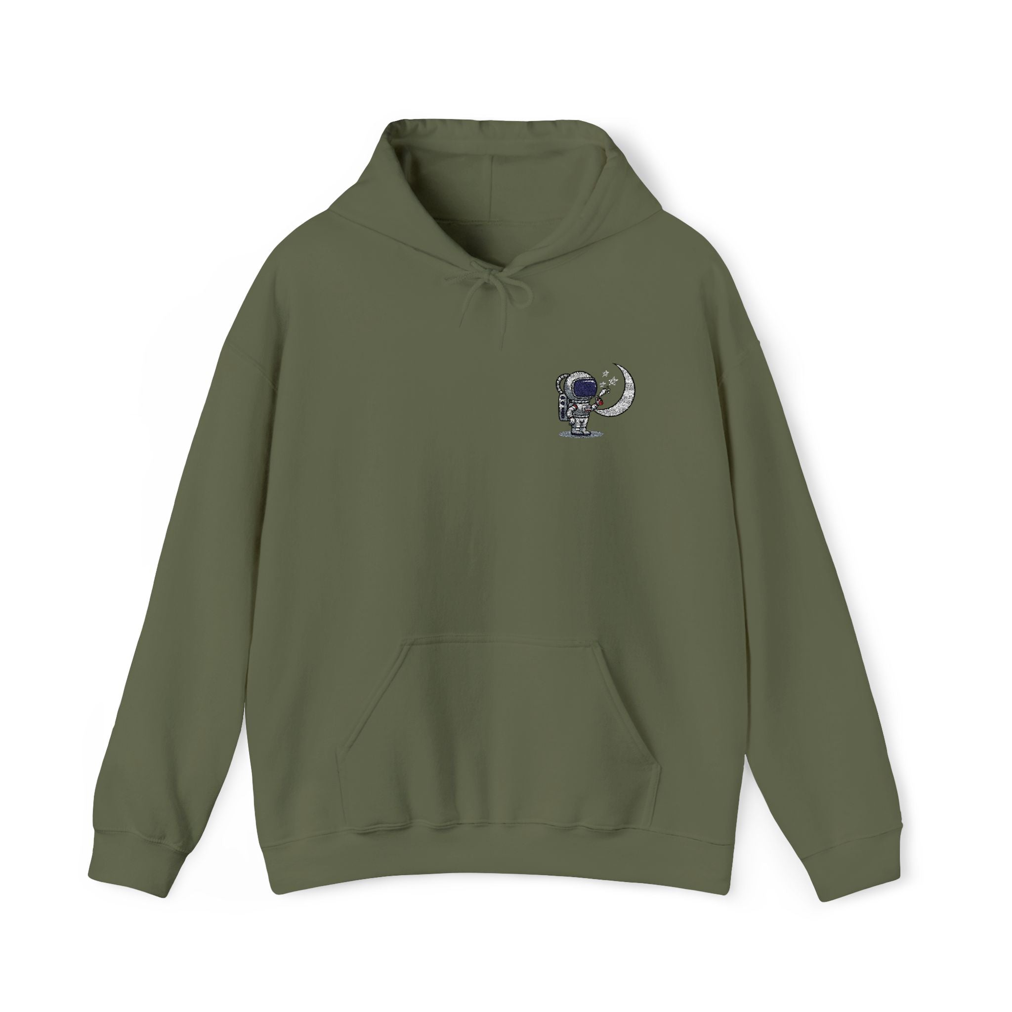 Skull Moon Hoodie — Gothic Night Sky Graphic Sweatshirt