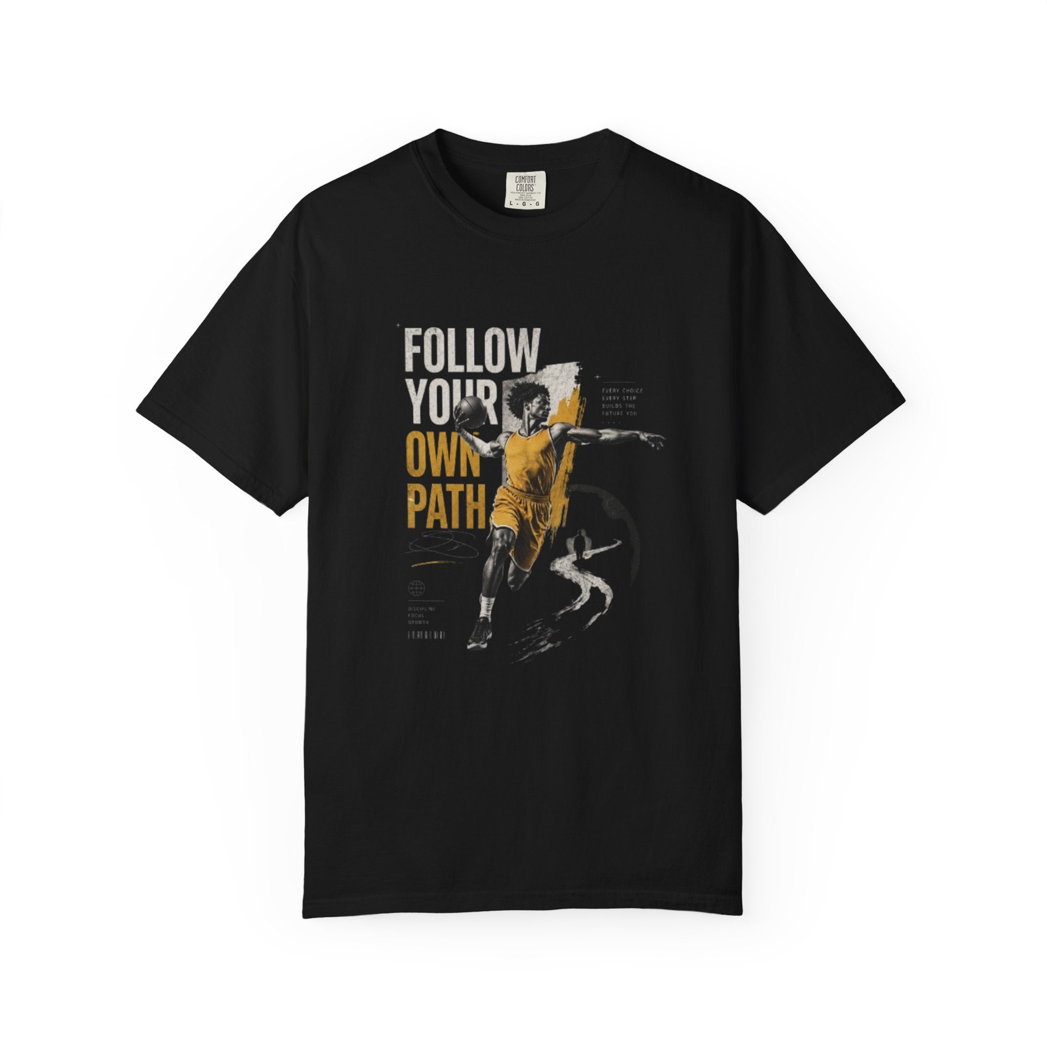Follow Your Own Path T-Shirt — Inspirational Soccer Player Graphic Tee
