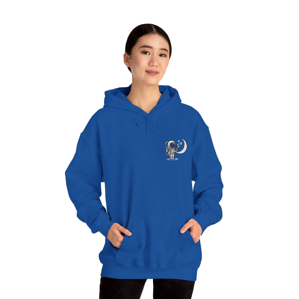 Skull Moon Hoodie — Gothic Night Sky Graphic Sweatshirt