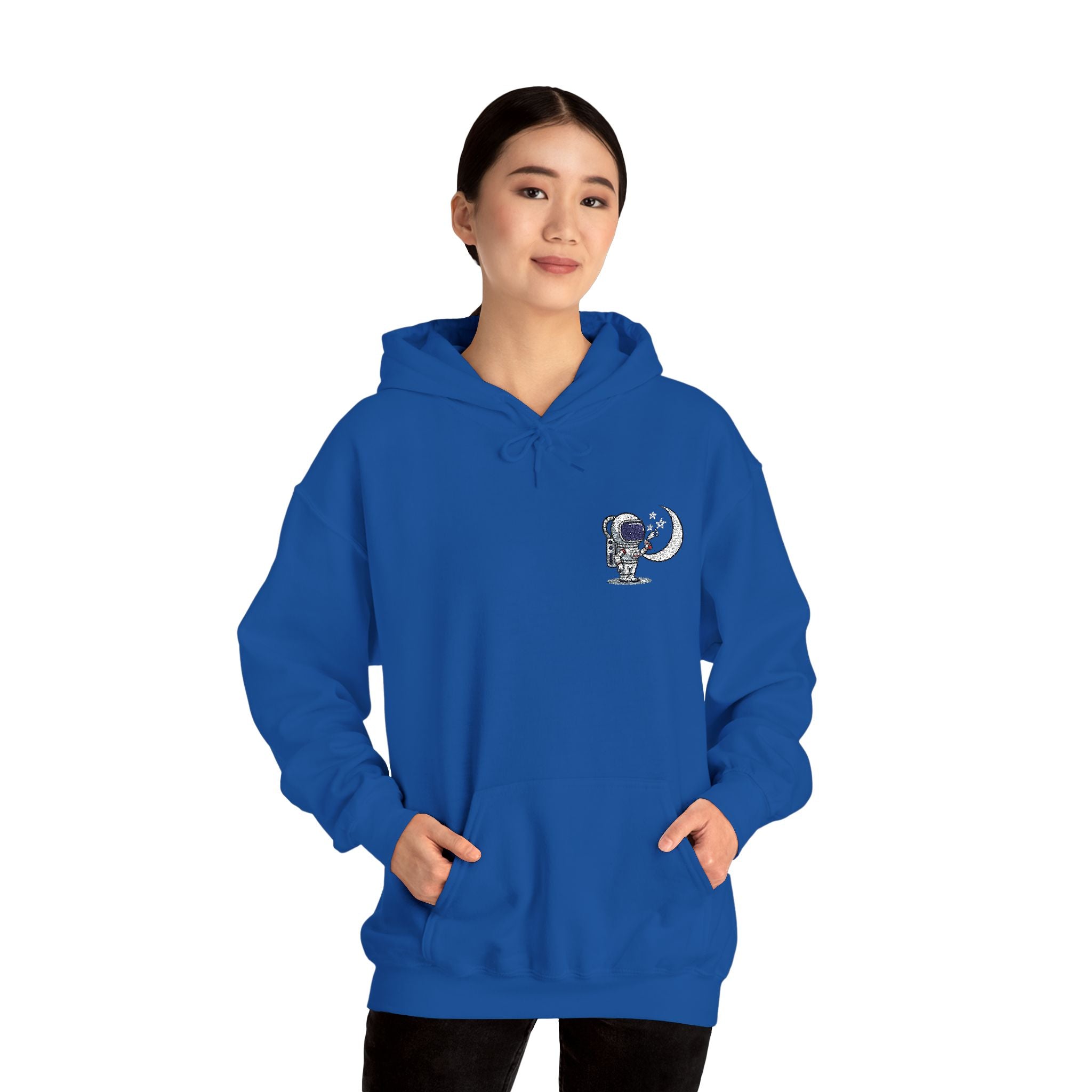 Skull Moon Hoodie — Gothic Night Sky Graphic Sweatshirt