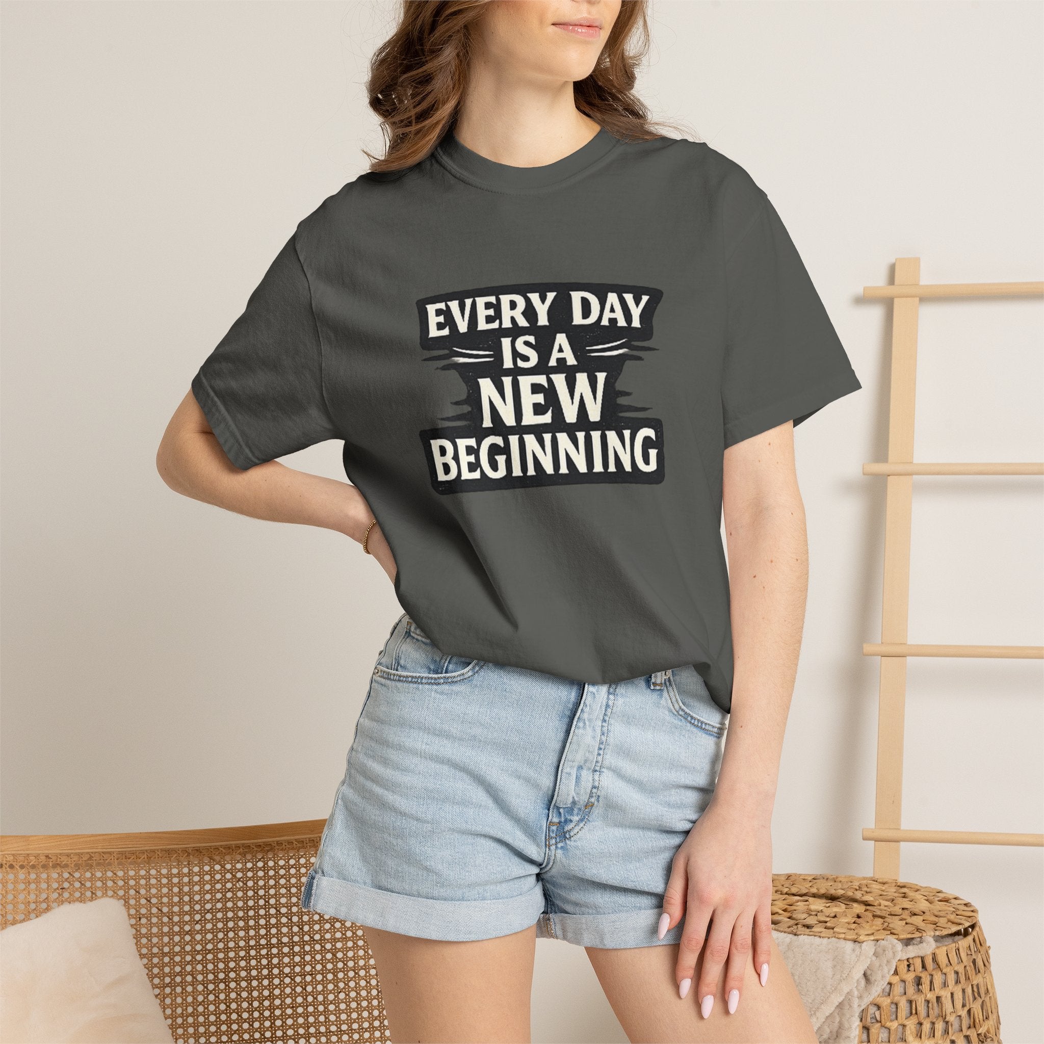 Every Day Is A New Beginning T-Shirt - Inspirational Motivational Tee