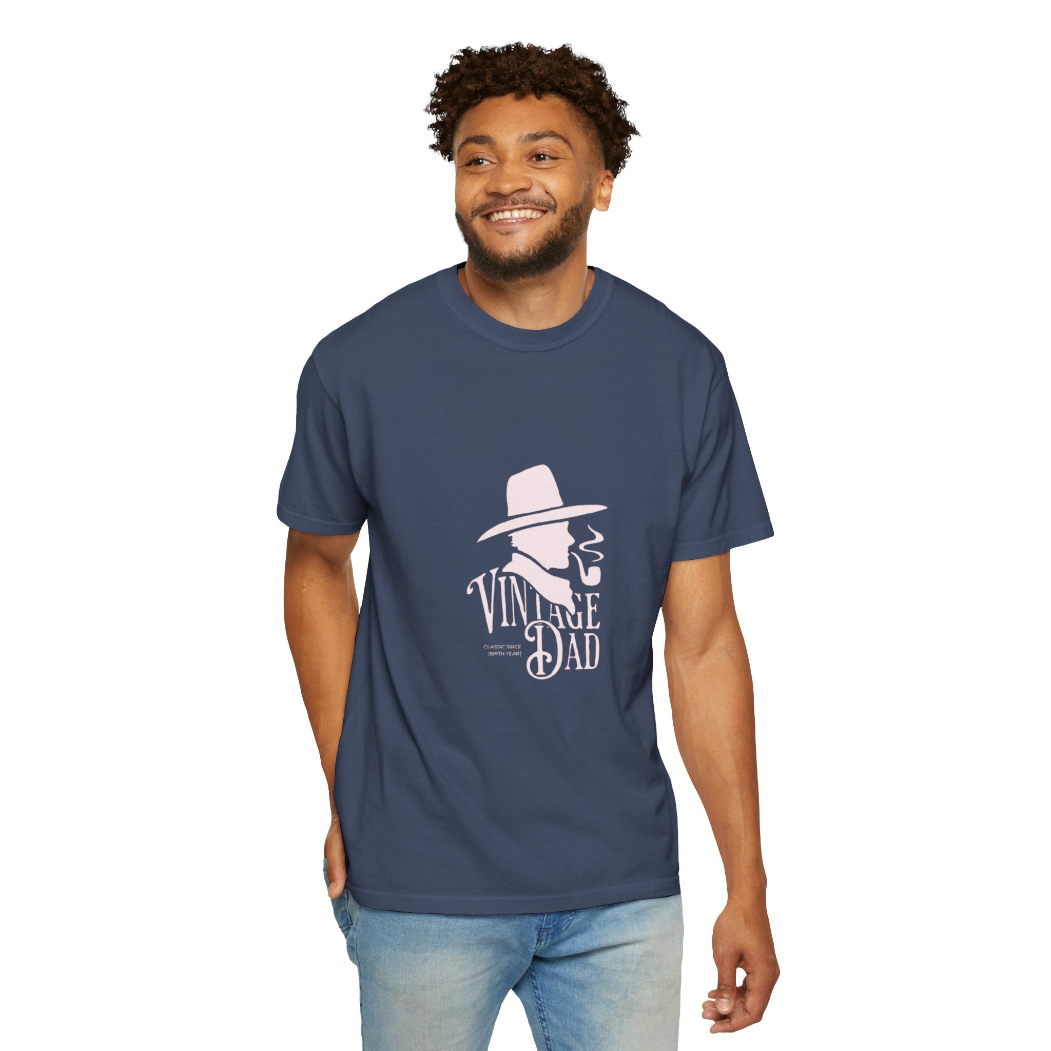 Vintage Dad graphic tee | Retro hat & pipe design