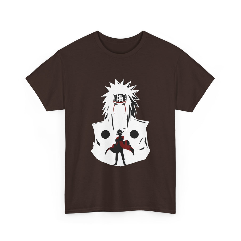 Anime Shadow Warrior T-Shirt — Silhouette Battle Graphic Tee