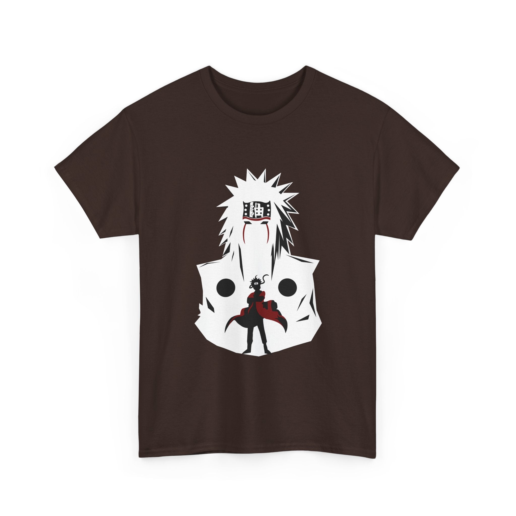 Anime Shadow Warrior T-Shirt — Silhouette Battle Graphic Tee