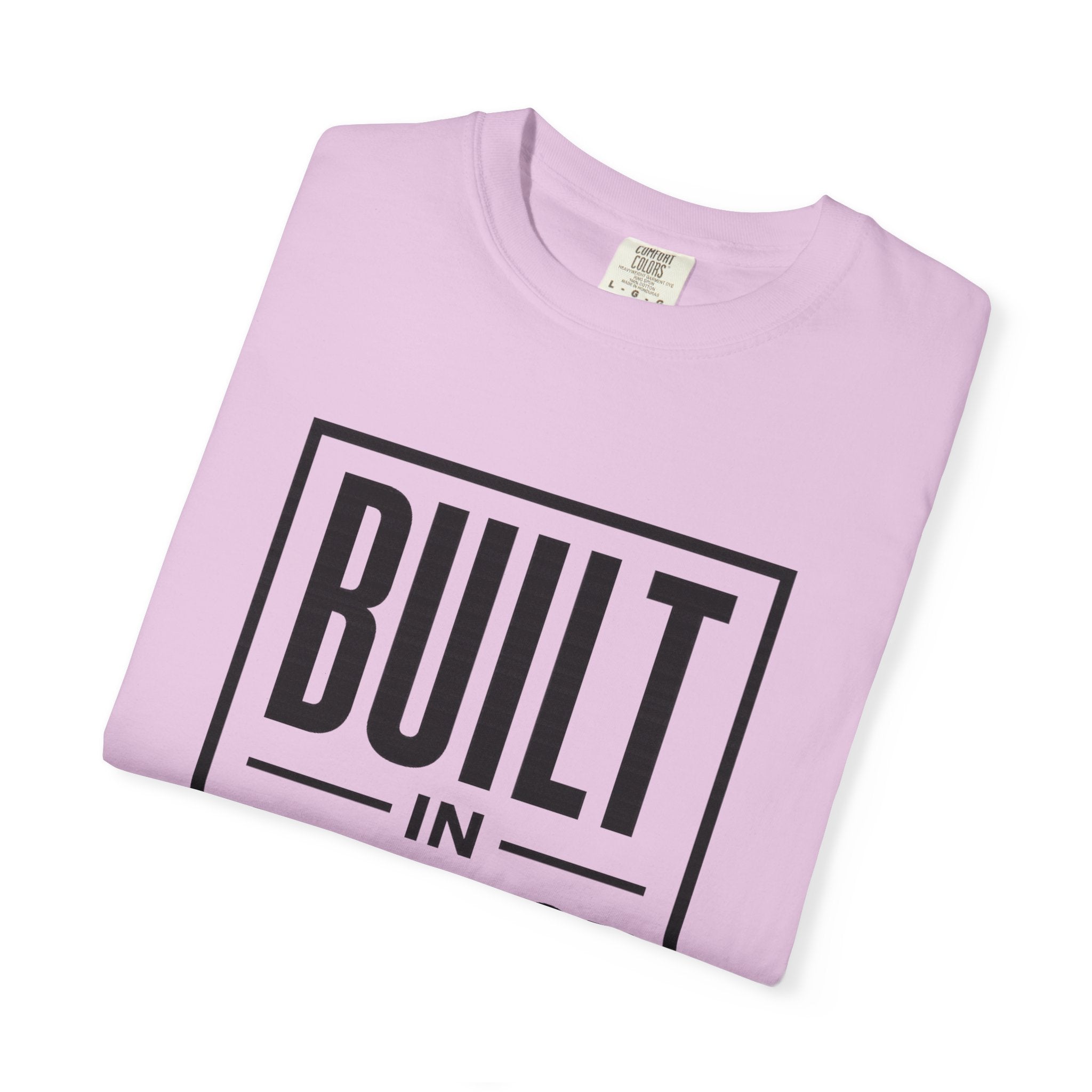 Built In Silence T-Shirt — Minimalist Bold Typography Tee