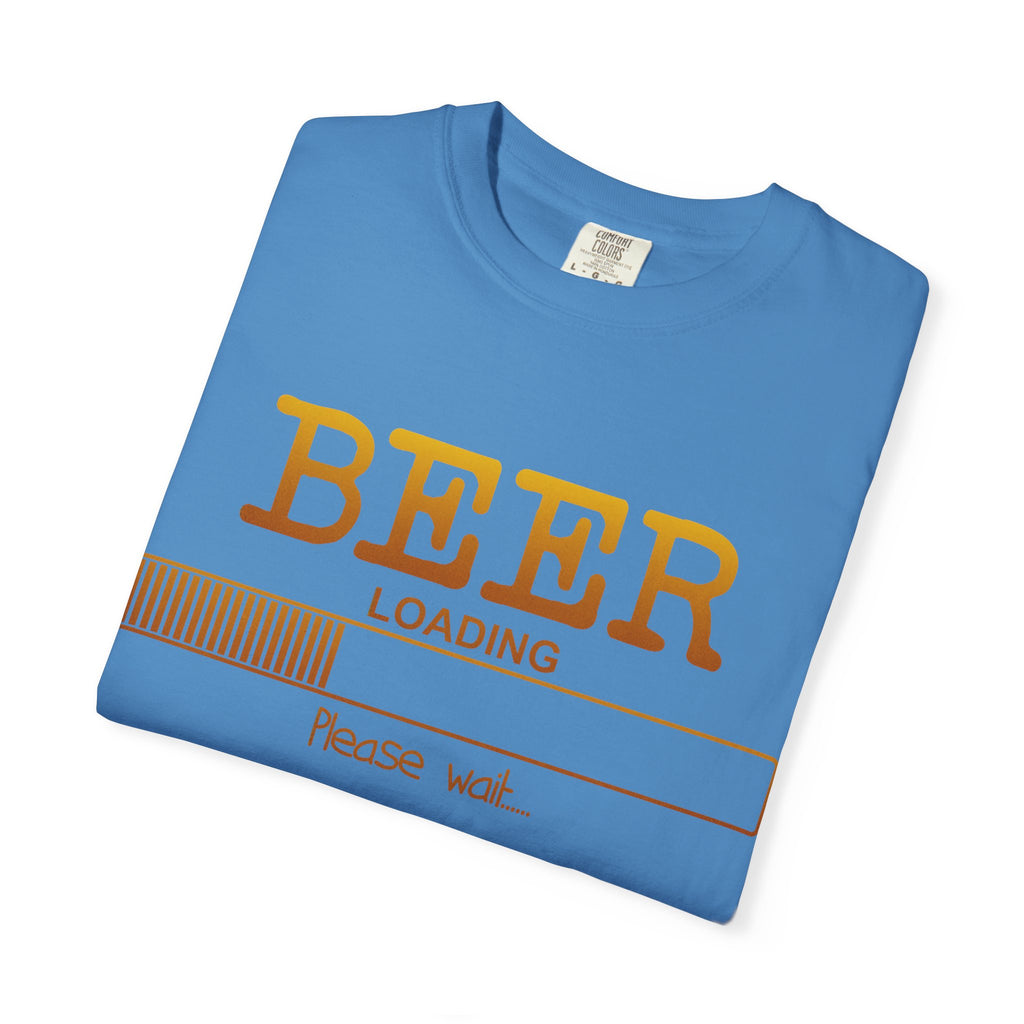 Beer Loading T‑Shirt — Funny 'Please Wait' Drinking Tee