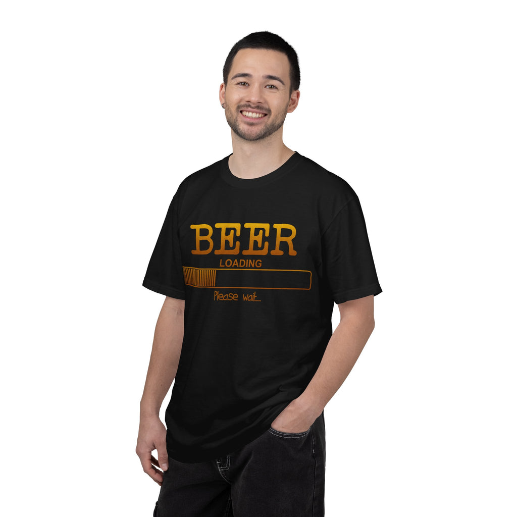 Beer Loading T‑Shirt — Funny 'Please Wait' Drinking Tee