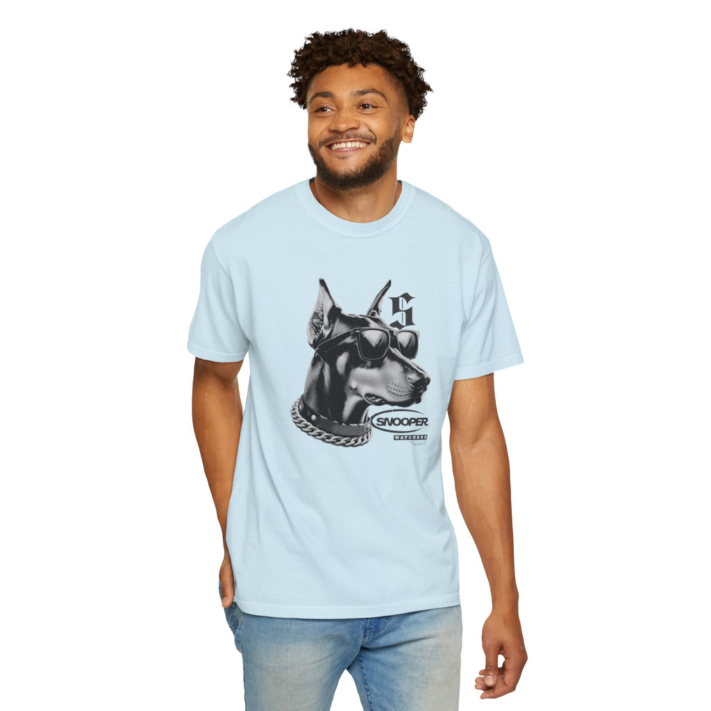 Doberman Sunglasses Graphic T-Shirt — "Snooper" Streetwear Tee