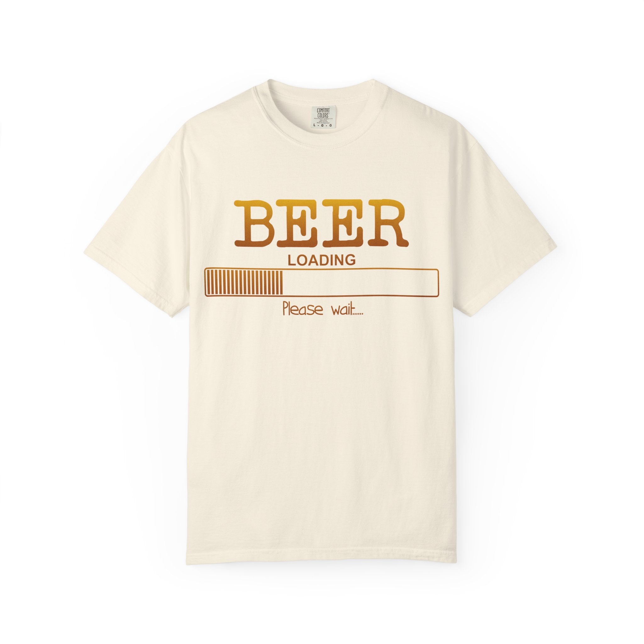 Beer Loading T‑Shirt — Funny 'Please Wait' Drinking Tee