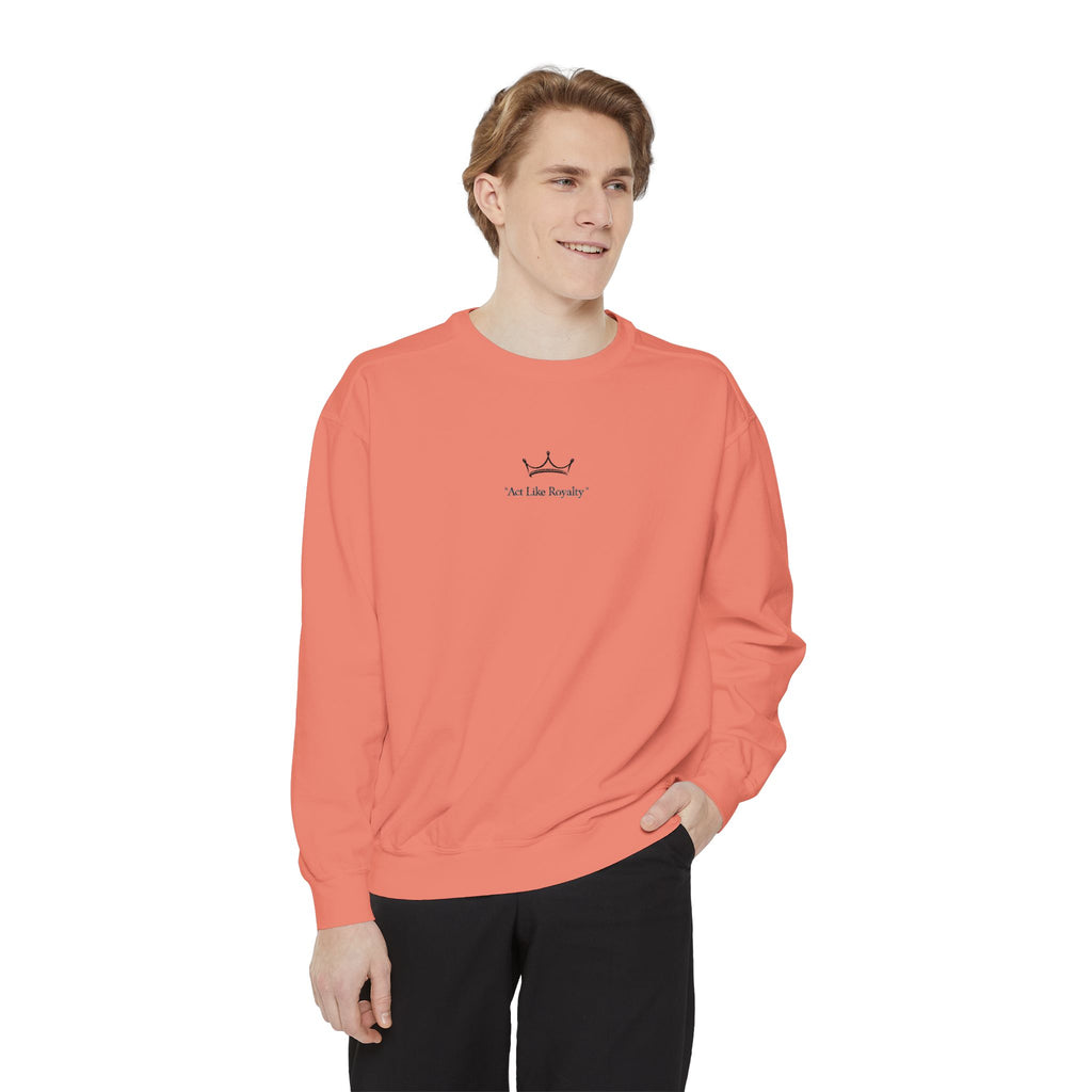 Minimal Sailboat Crewneck Sweatshirt — 'Sail the Sea' Graphic
