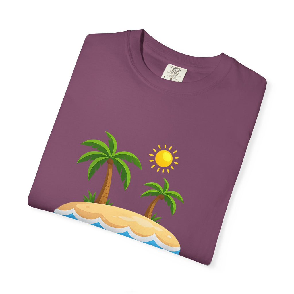 Island Paradise T-Shirt — Tropical Palm Tree Beach Graphic