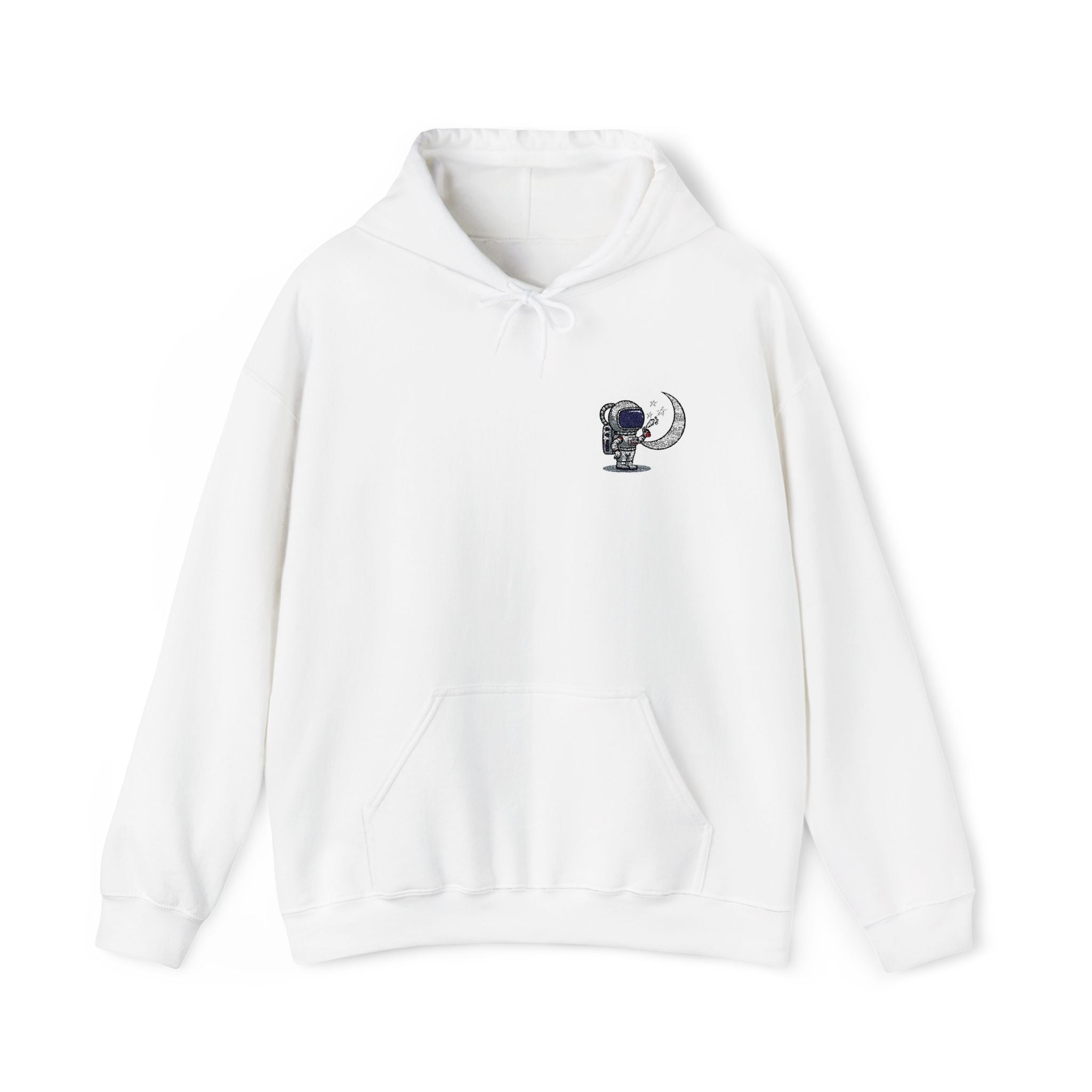 Skull Moon Hoodie — Gothic Night Sky Graphic Sweatshirt