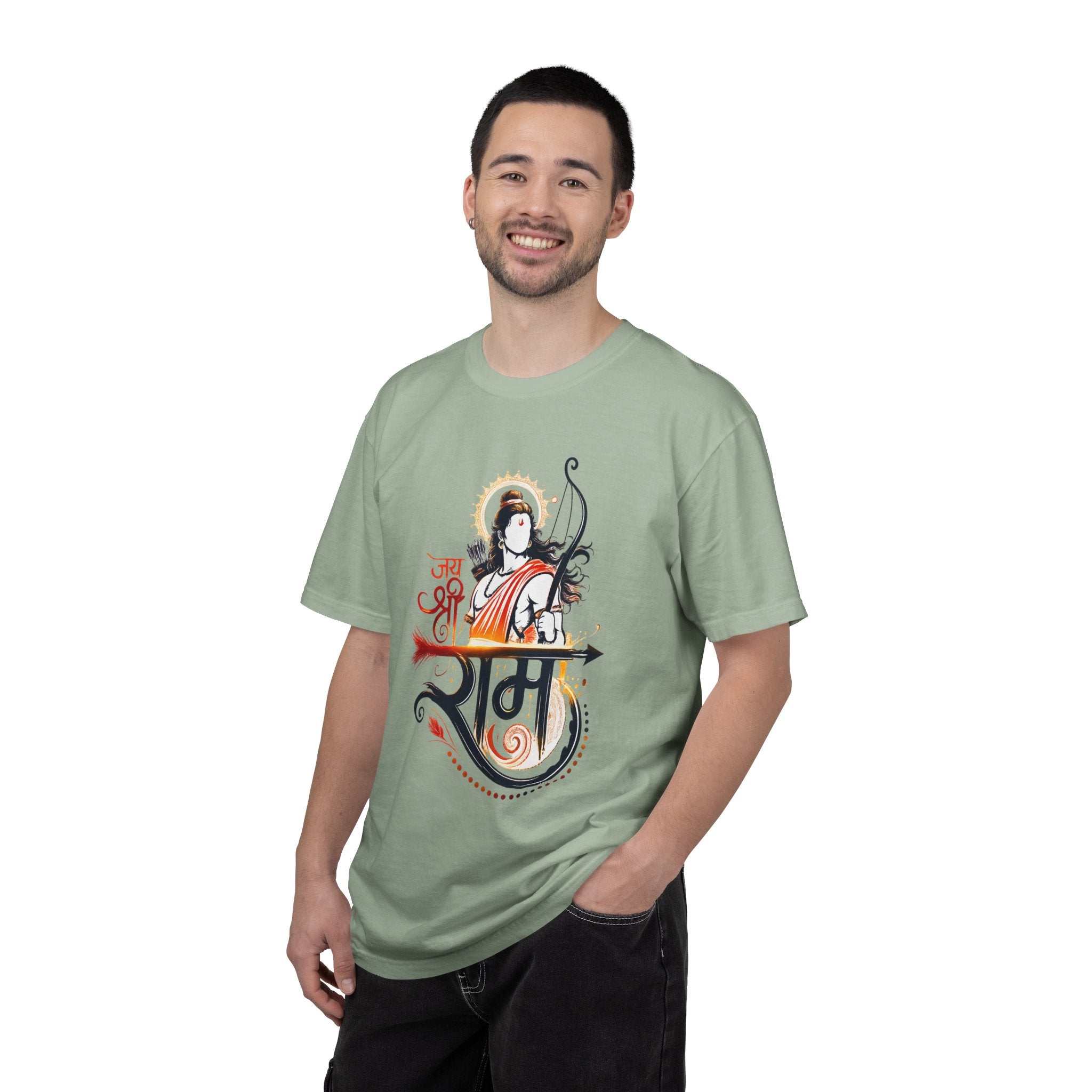 Shri Ram Bow T-Shirt — Jai Shri Ram Devotional Graphic Tee