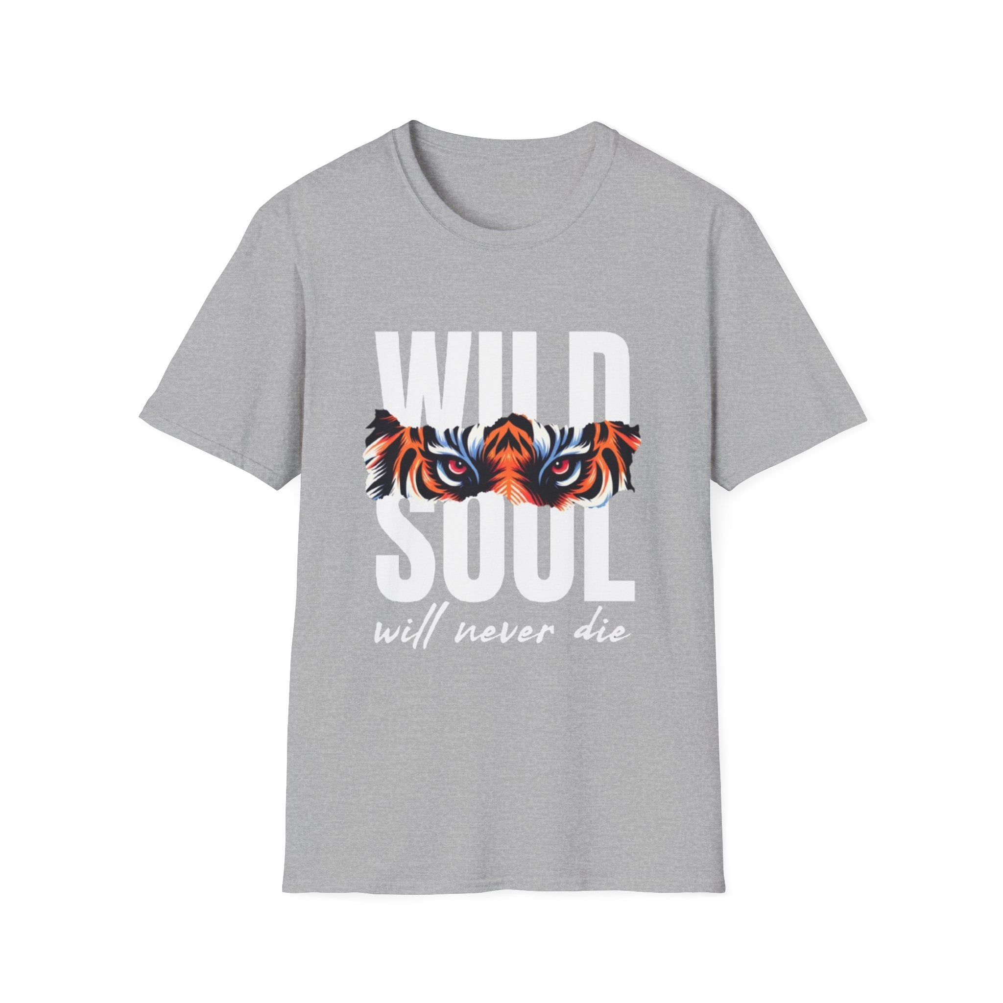 Wild Soul T-Shirt – "Wild Soul Will Never Die" Tiger Eyes Graphic Tee