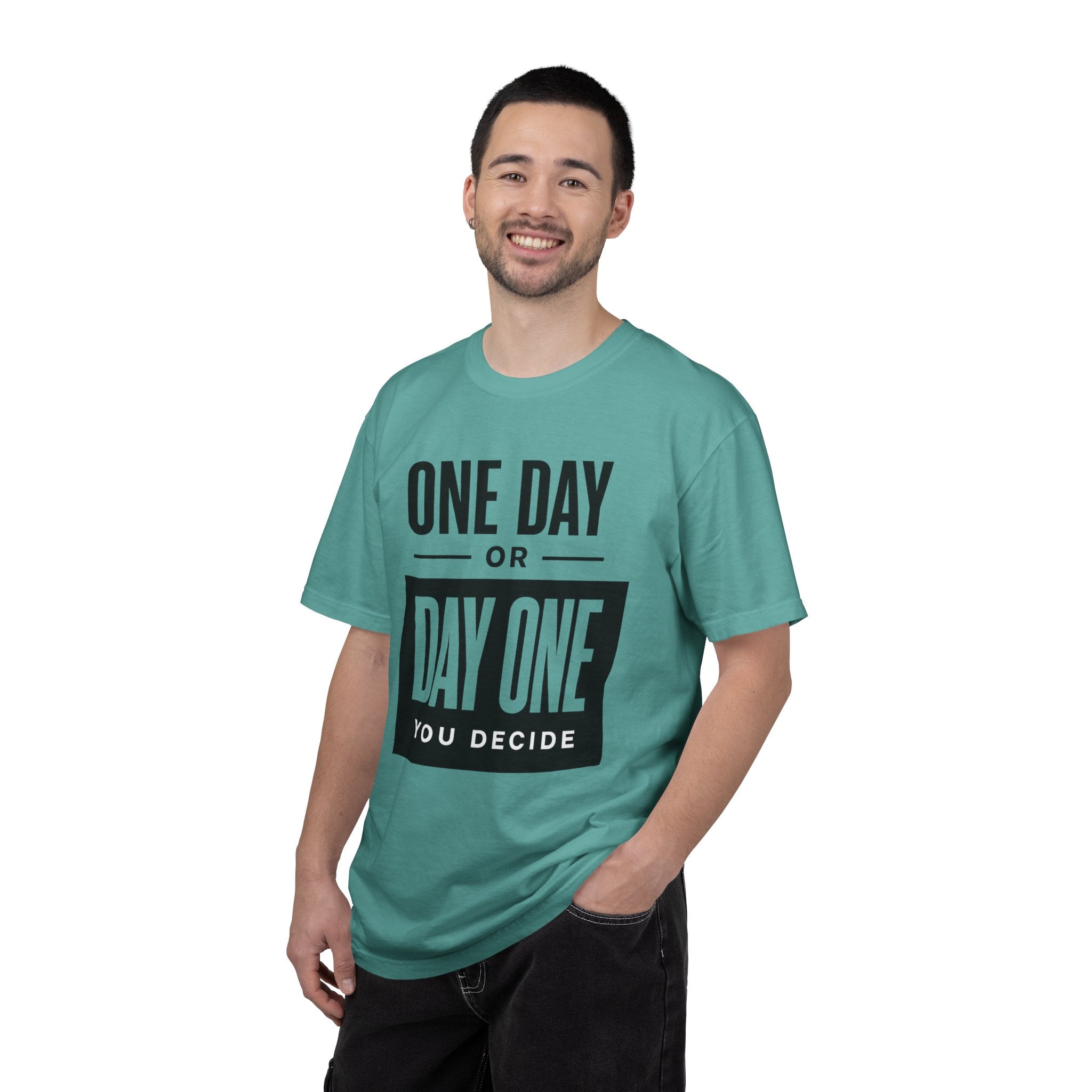One Day or Day One Motivational T-Shirt