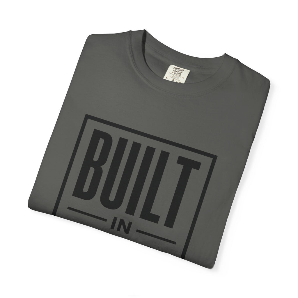 Built In Silence T-Shirt — Minimalist Bold Typography Tee