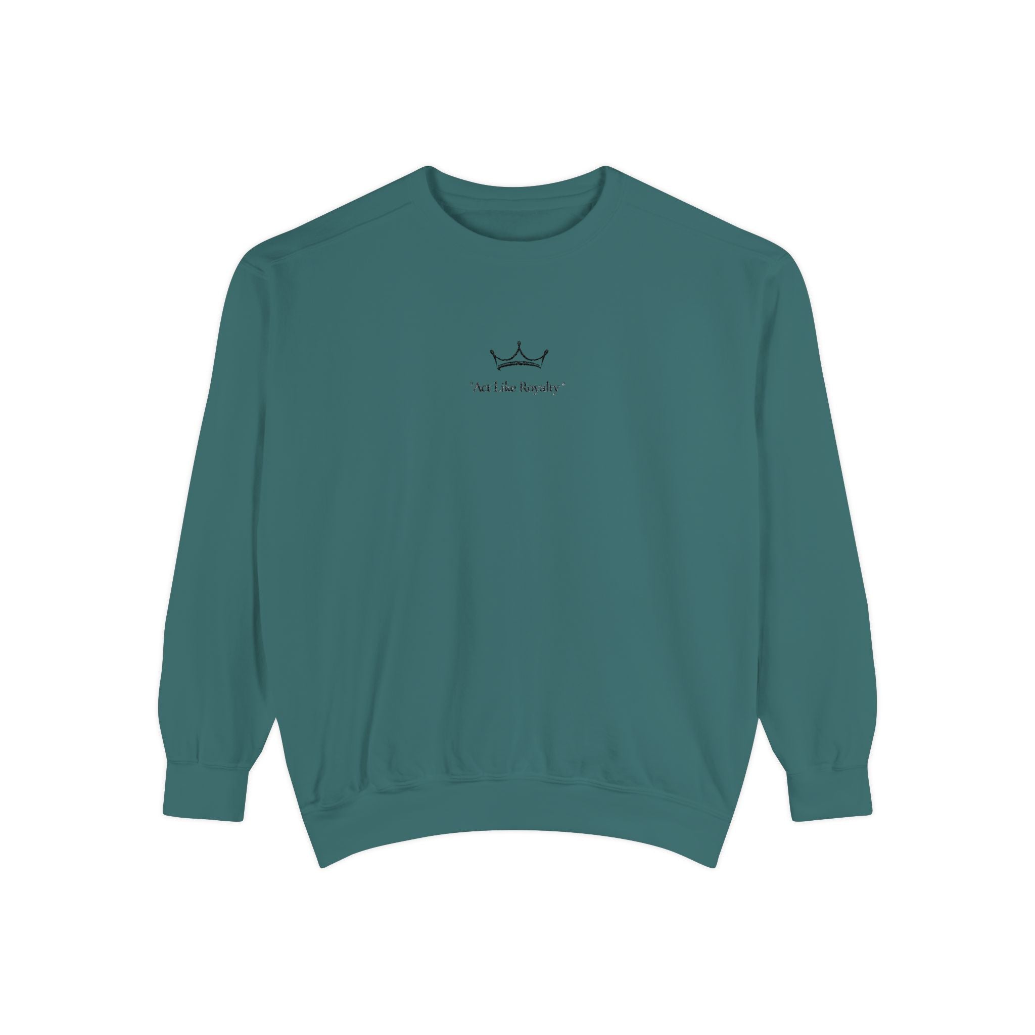 Minimal Sailboat Crewneck Sweatshirt — 'Sail the Sea' Graphic