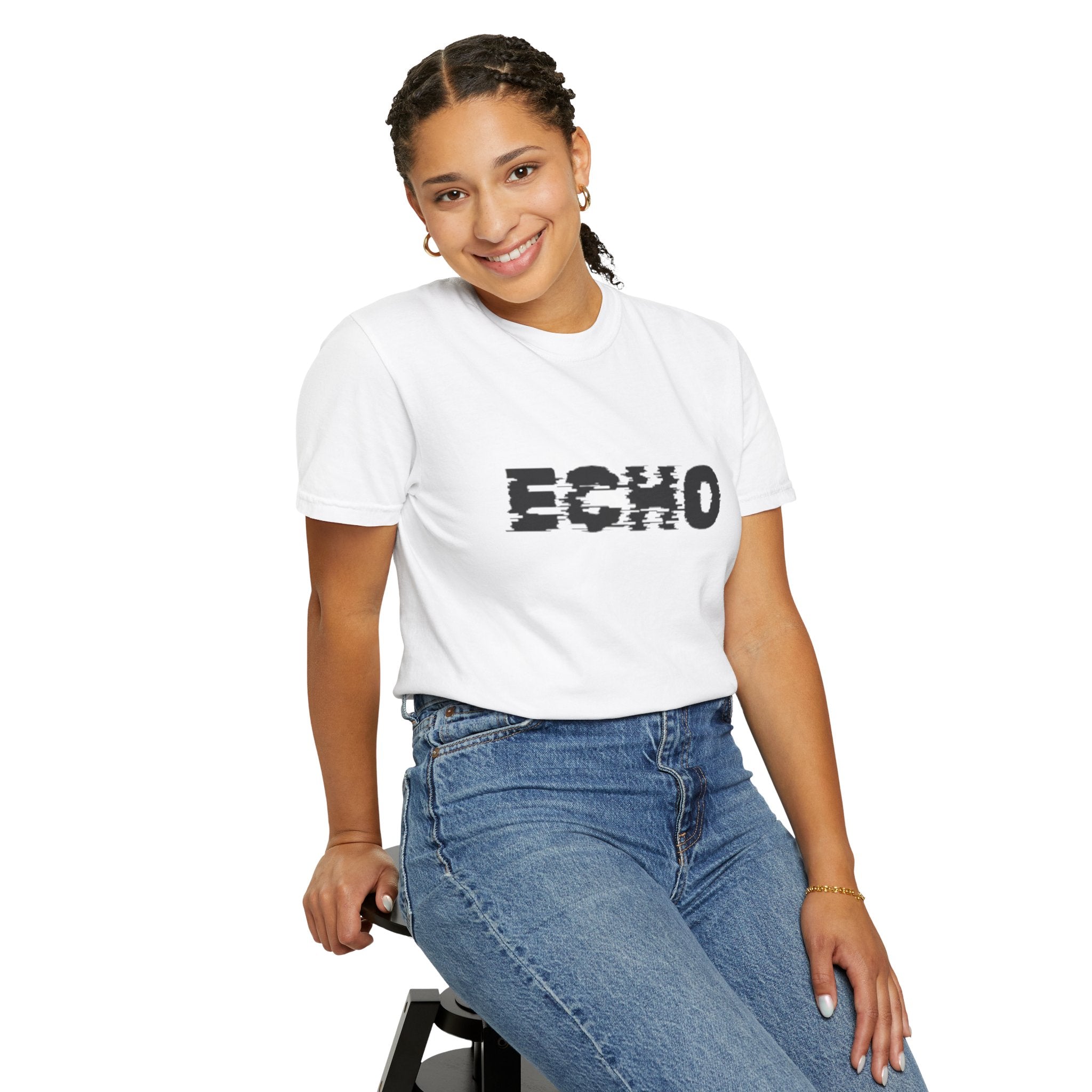 Echo Distorted Logo T-Shirt