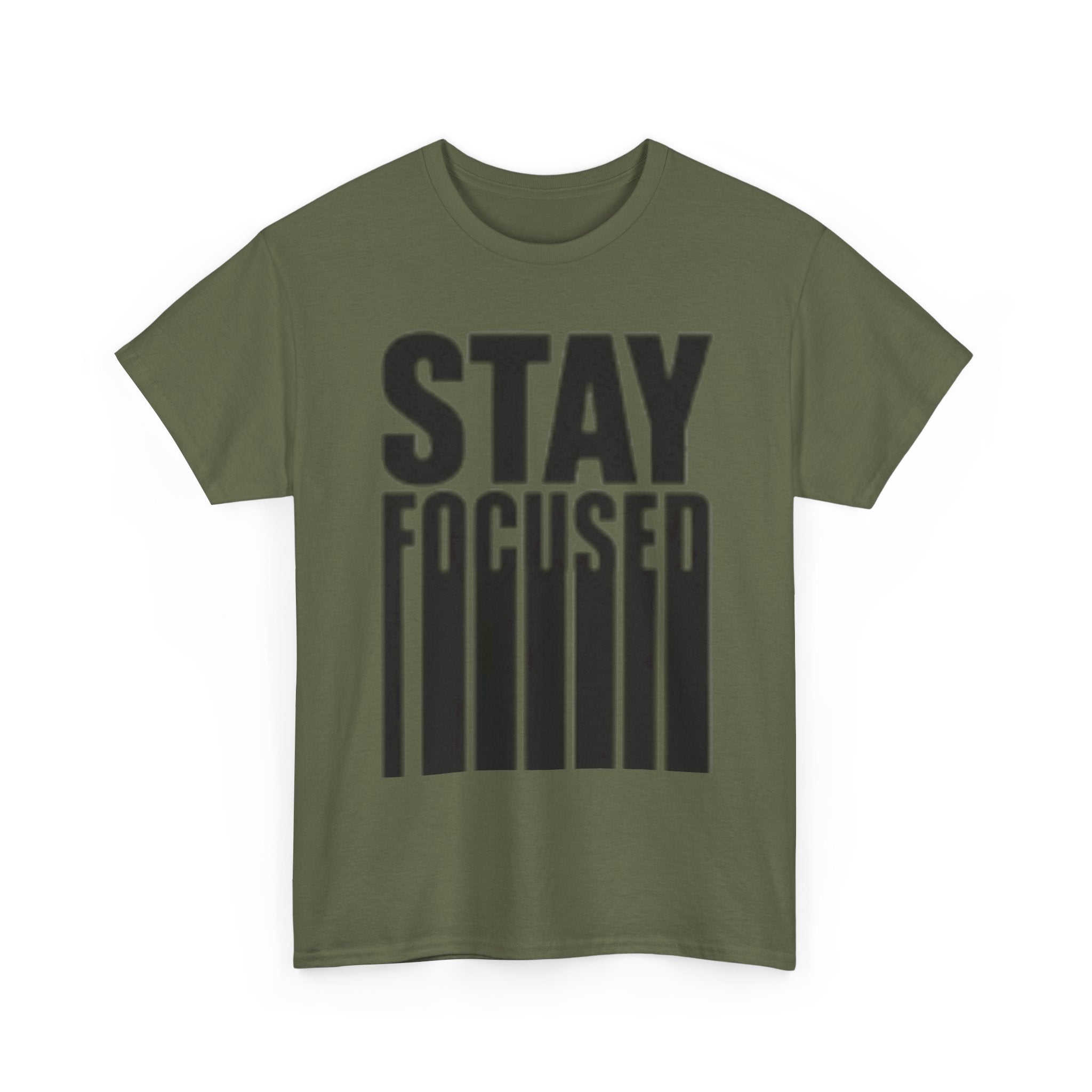 Stay Focused Tee — Motivational Graphic T‑Shirt