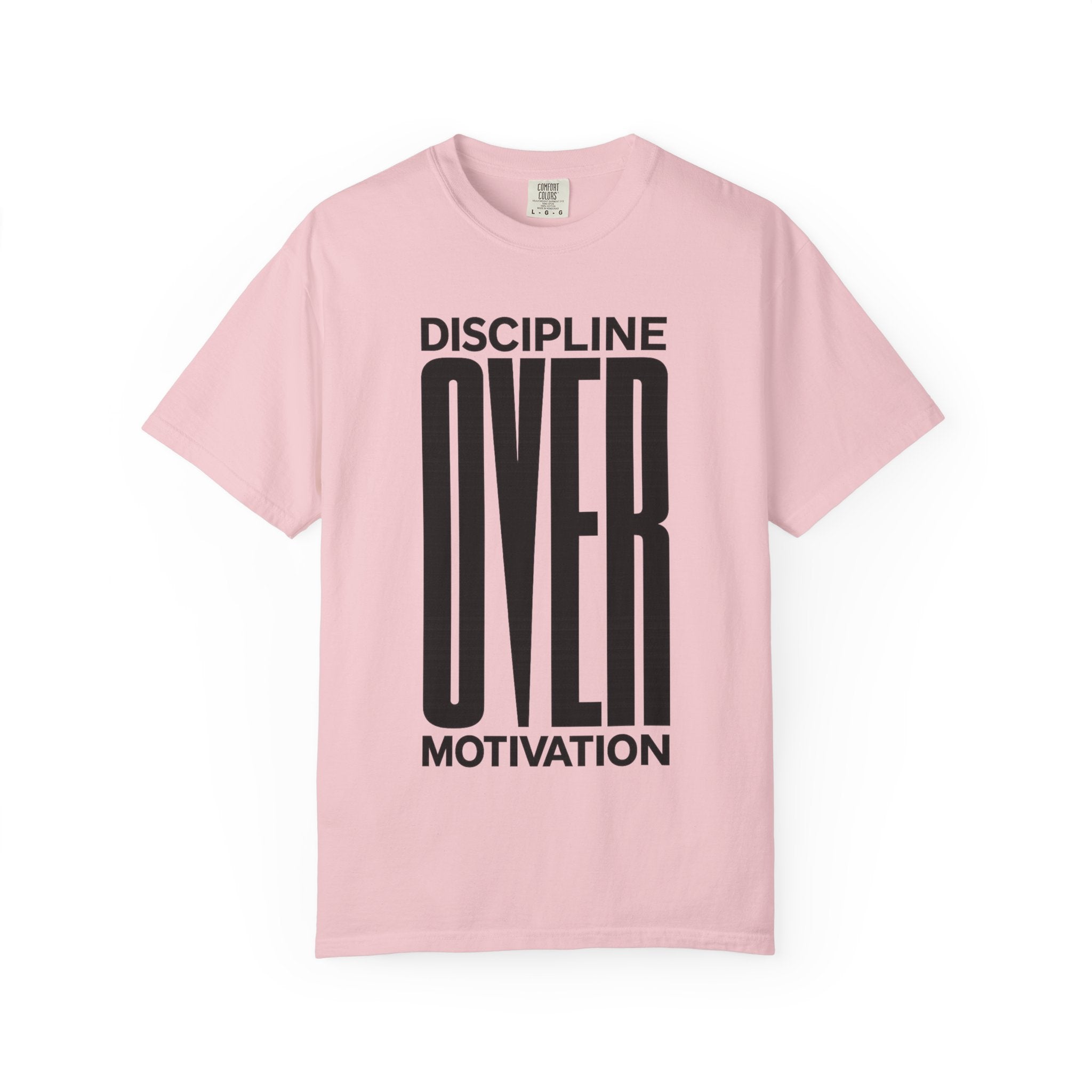 Discipline Over Motivation T-Shirt — Motivational Fitness Tee