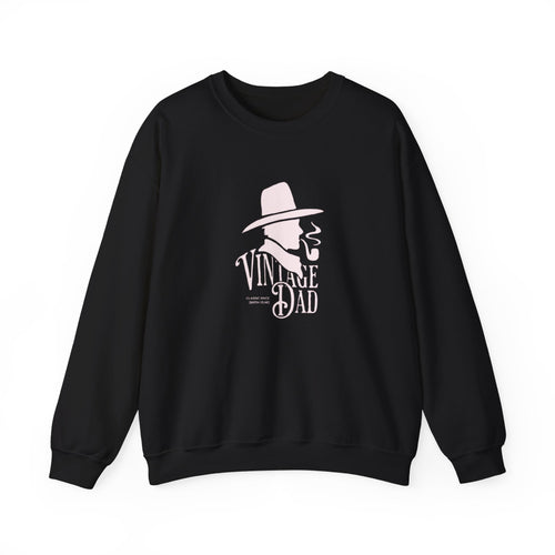 Crewneck Sweatshirt — Pink Cowboy Hat Graphic ‘Howdy’ Retro Western Pullover