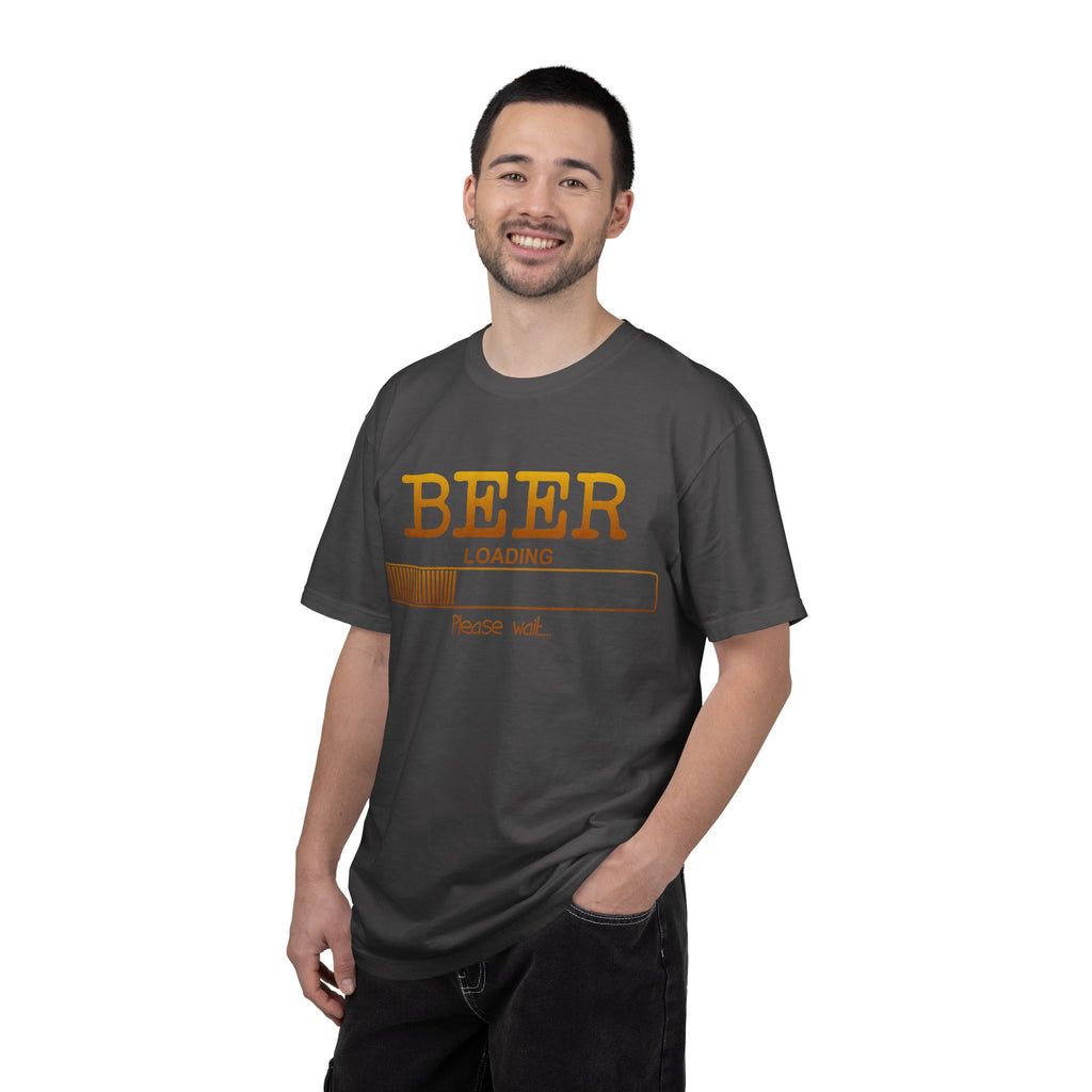Beer Loading T‑Shirt — Funny 'Please Wait' Drinking Tee
