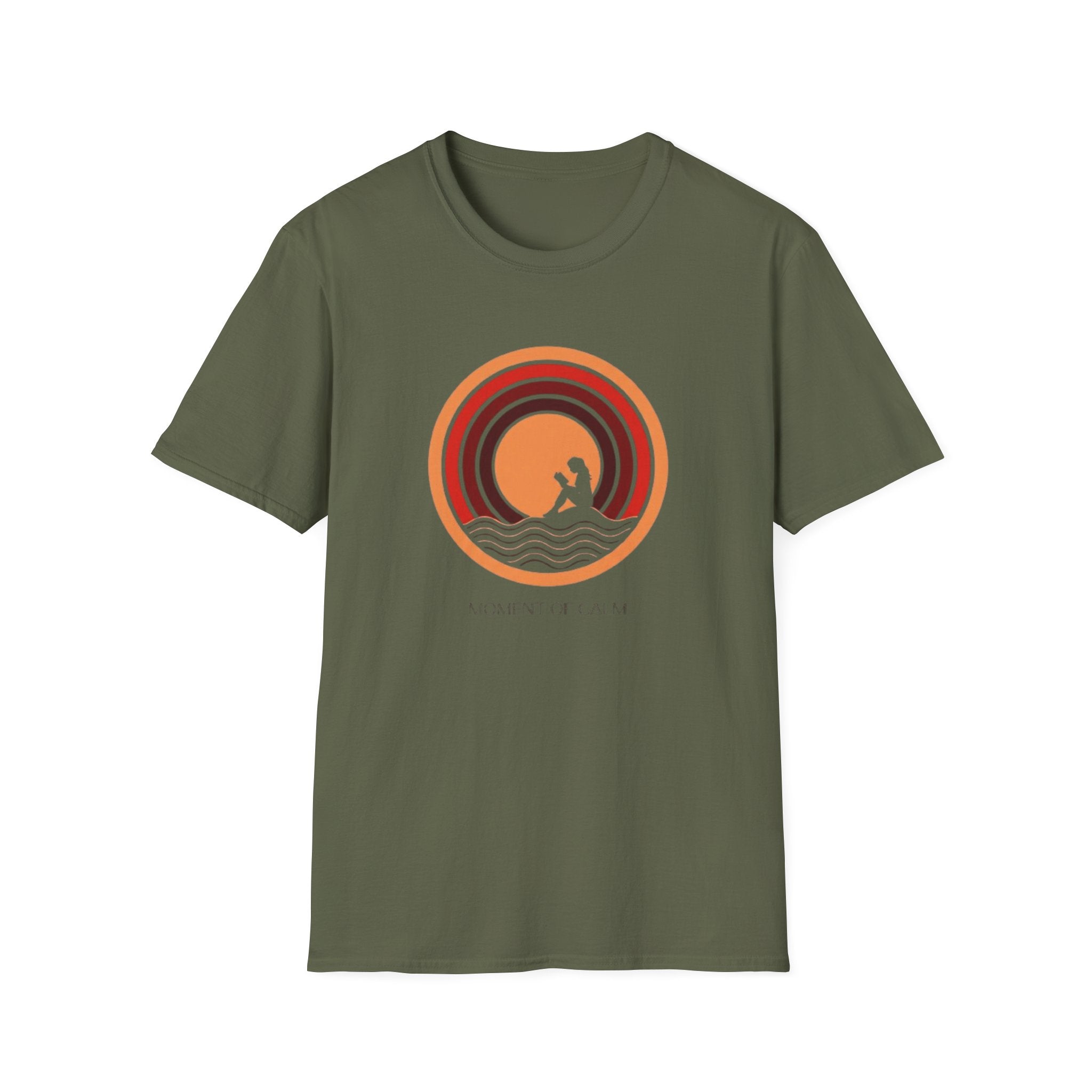 Sunset Surf T-Shirt — Retro Waves "Saltwater & Soul" Graphic Tee