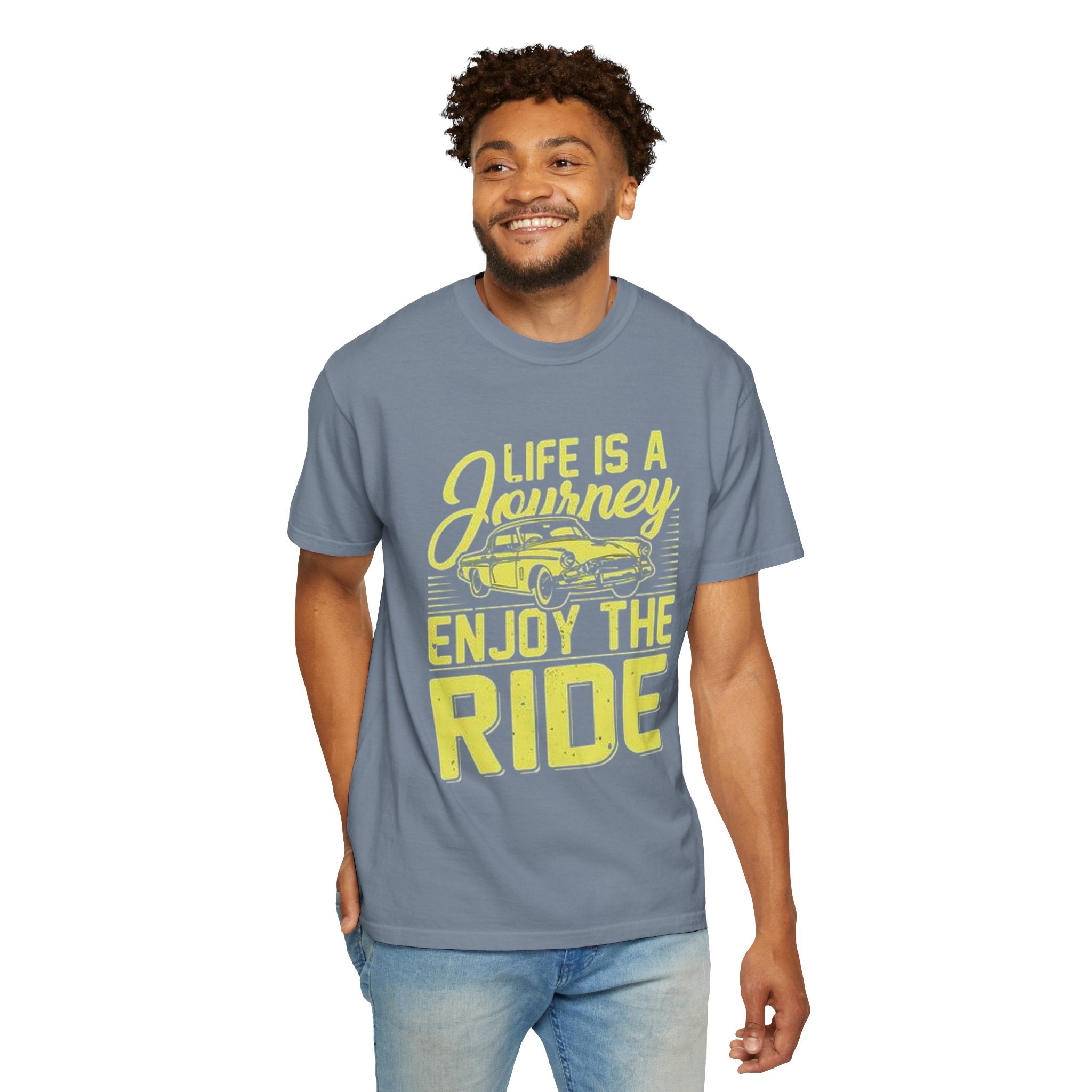 Enjoy The Ride T-Shirt — 'Life Is A Journey' Vintage Car Tee