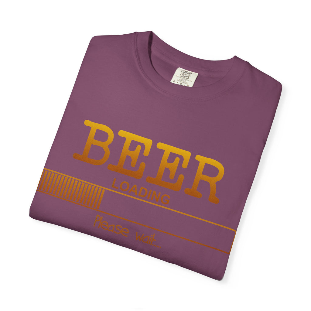 Beer Loading T‑Shirt — Funny 'Please Wait' Drinking Tee