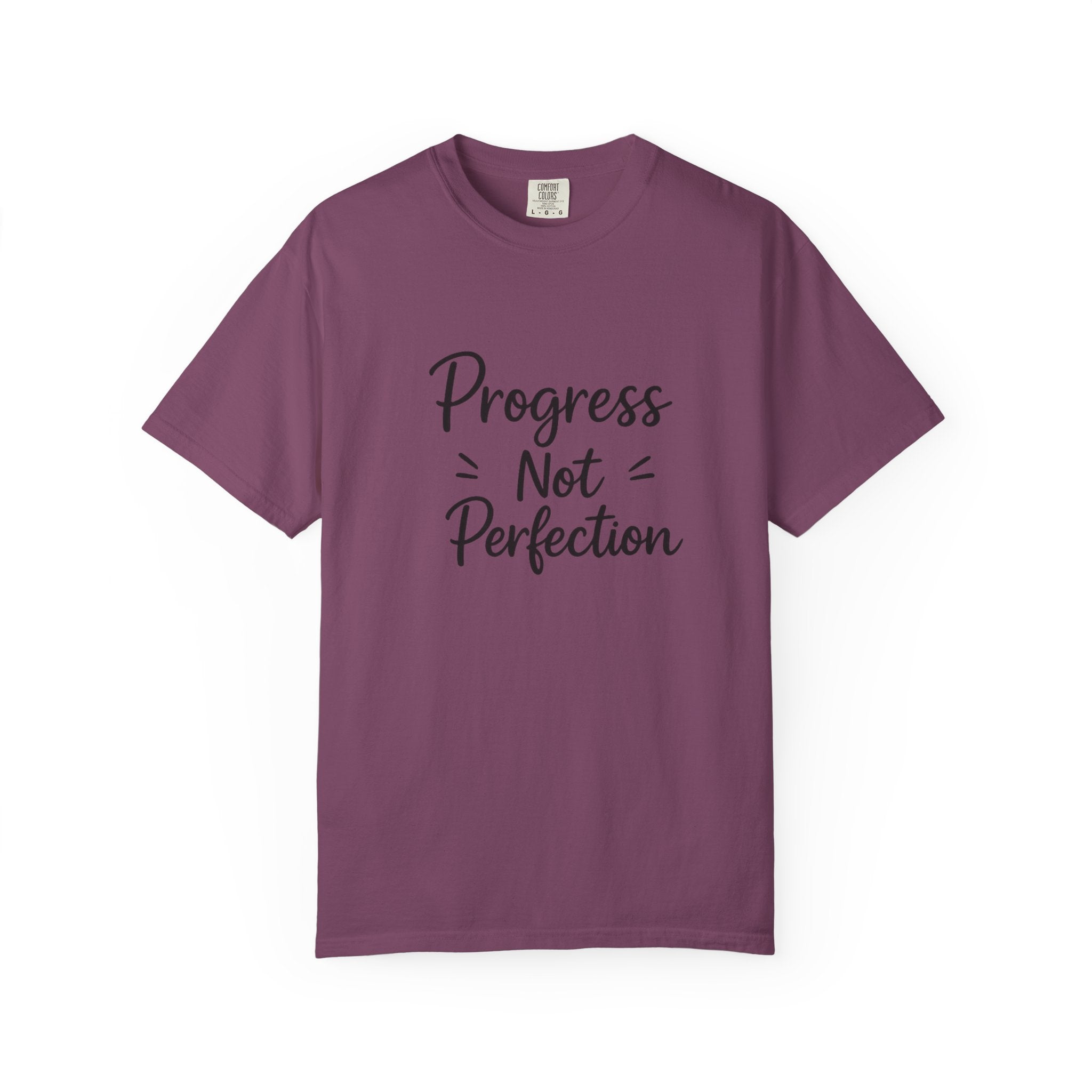 T-Shirt — "Progress Not Perfection" Inspirational Graphic Tee