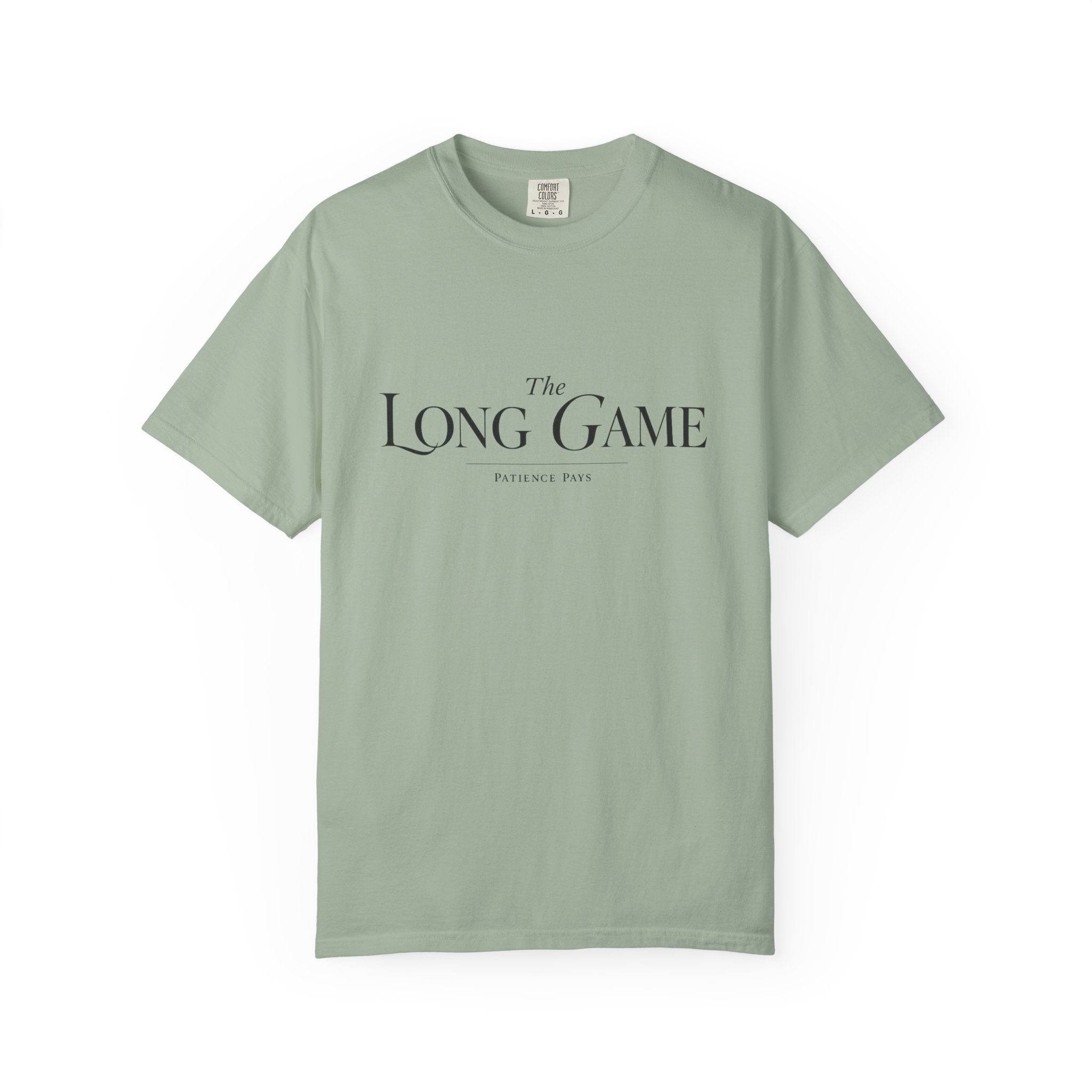 The Long Game T-Shirt — Minimalist Script Tee