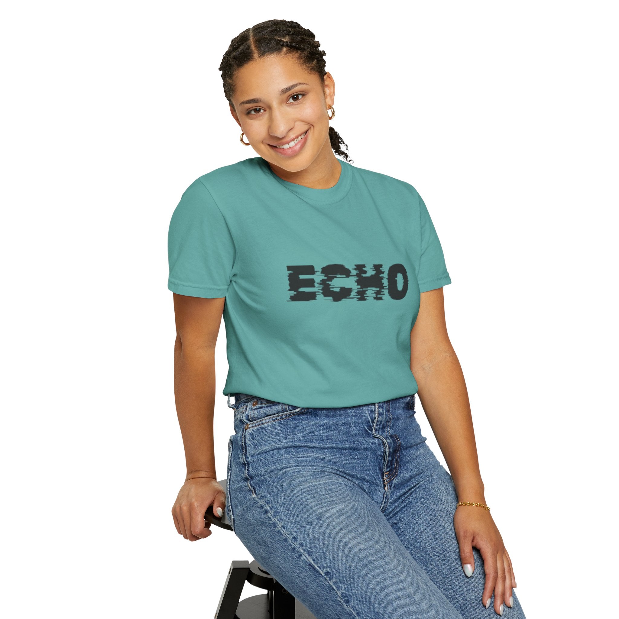Echo Distorted Logo T-Shirt