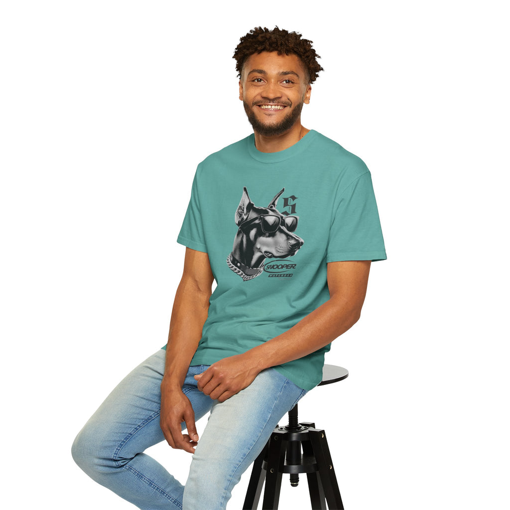 Doberman Sunglasses Graphic T-Shirt — "Snooper" Streetwear Tee
