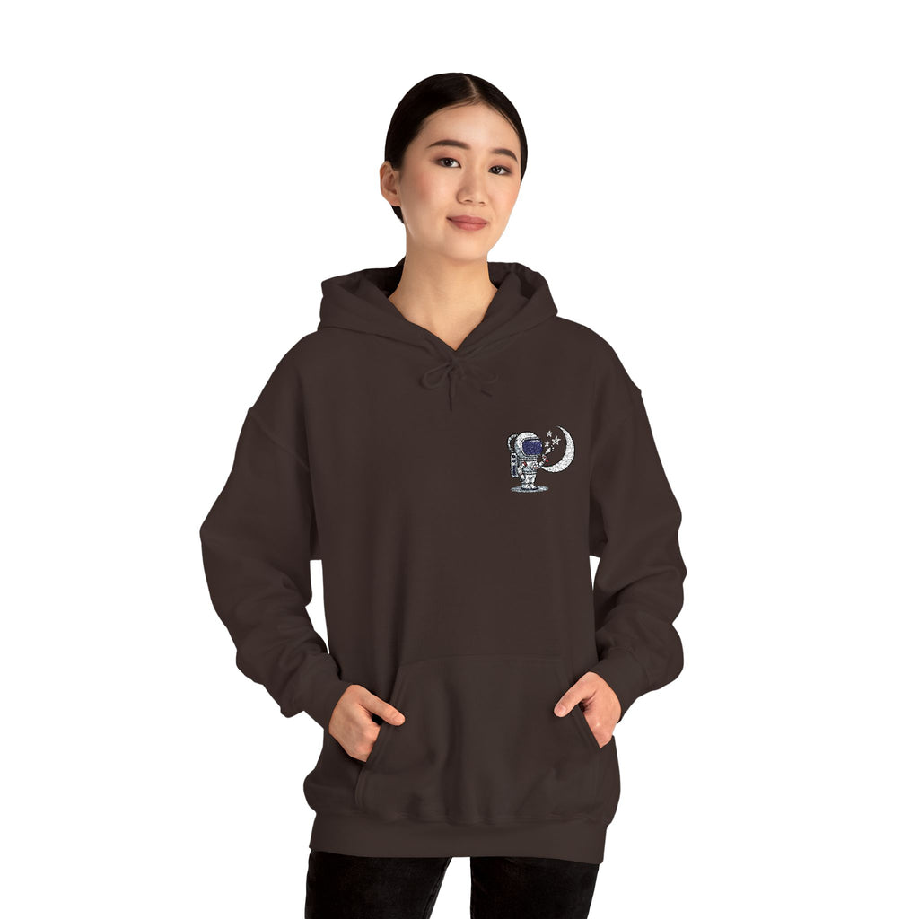 Skull Moon Hoodie — Gothic Night Sky Graphic Sweatshirt