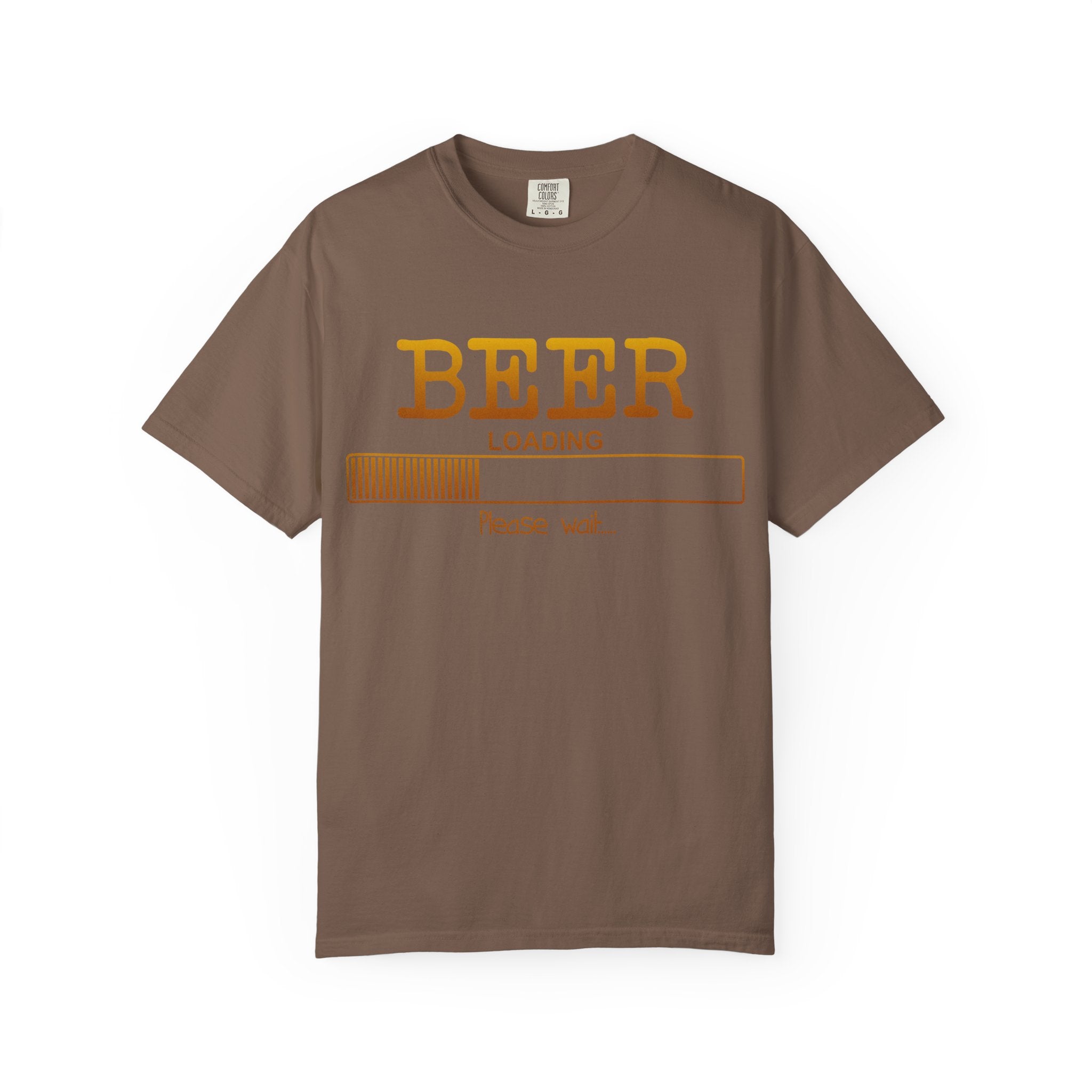 Beer Loading T‑Shirt — Funny 'Please Wait' Drinking Tee