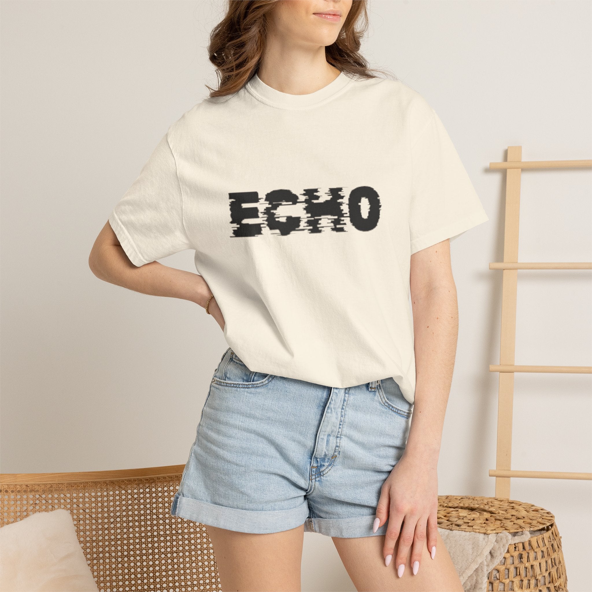 Echo Distorted Logo T-Shirt