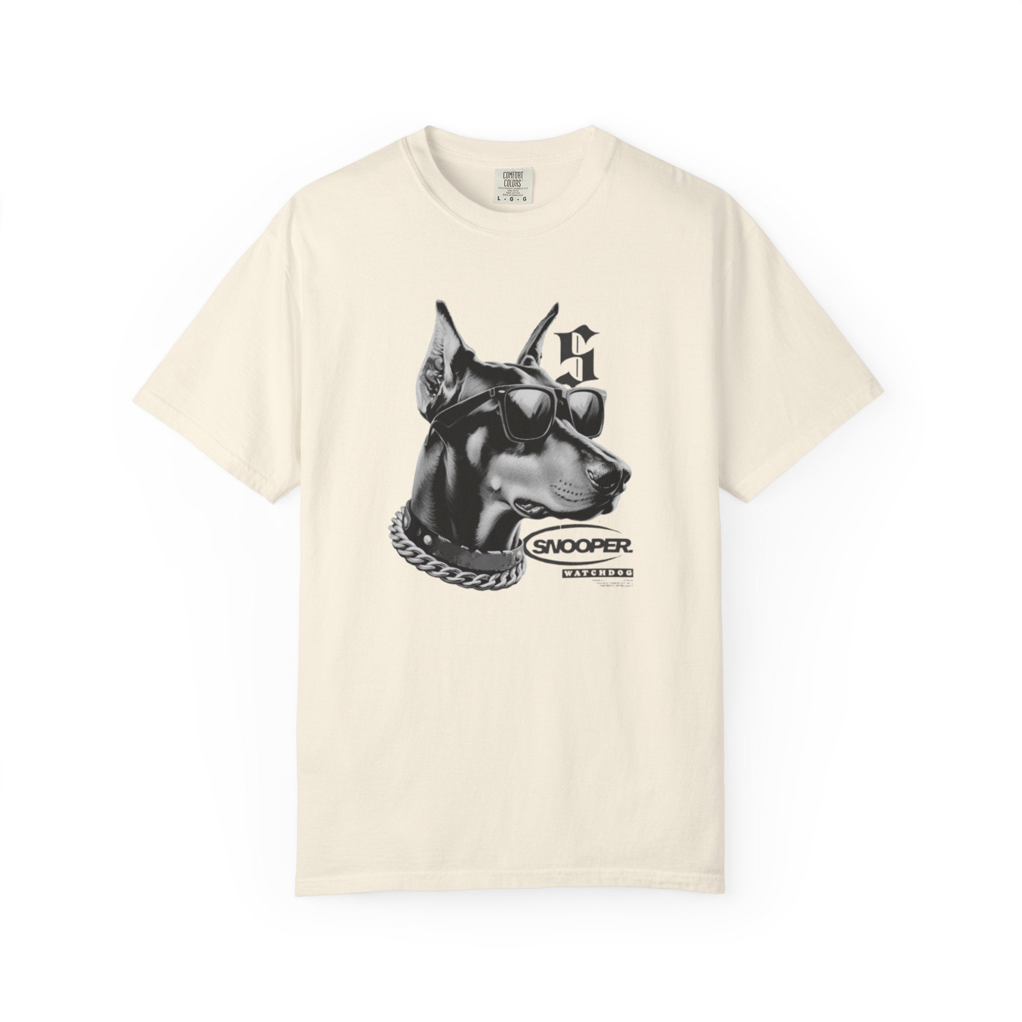 Doberman Sunglasses Graphic T-Shirt — "Snooper" Streetwear Tee