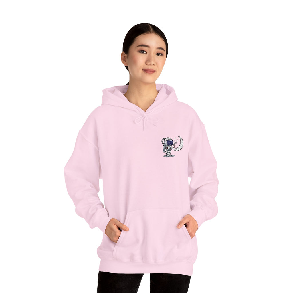 Skull Moon Hoodie — Gothic Night Sky Graphic Sweatshirt