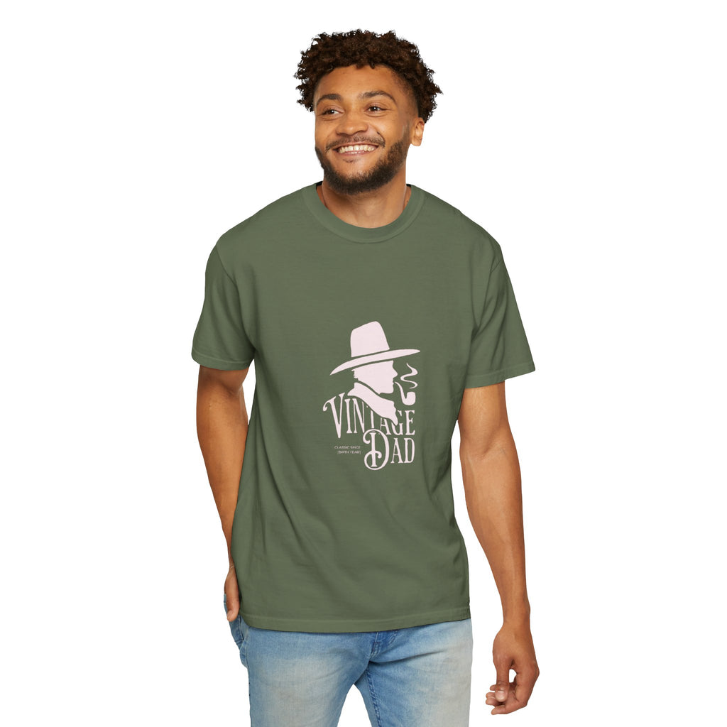 Vintage Dad graphic tee | Retro hat & pipe design