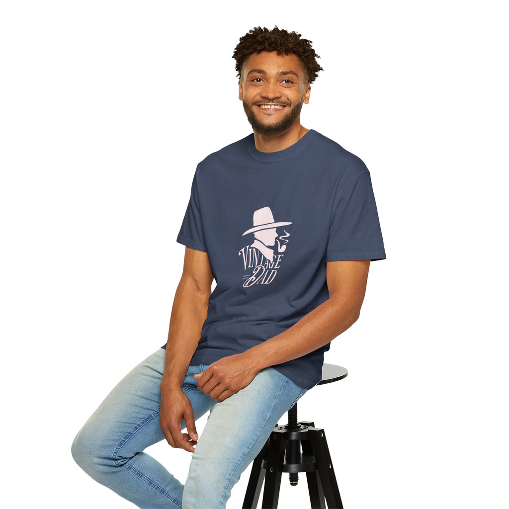 Vintage Dad graphic tee | Retro hat & pipe design