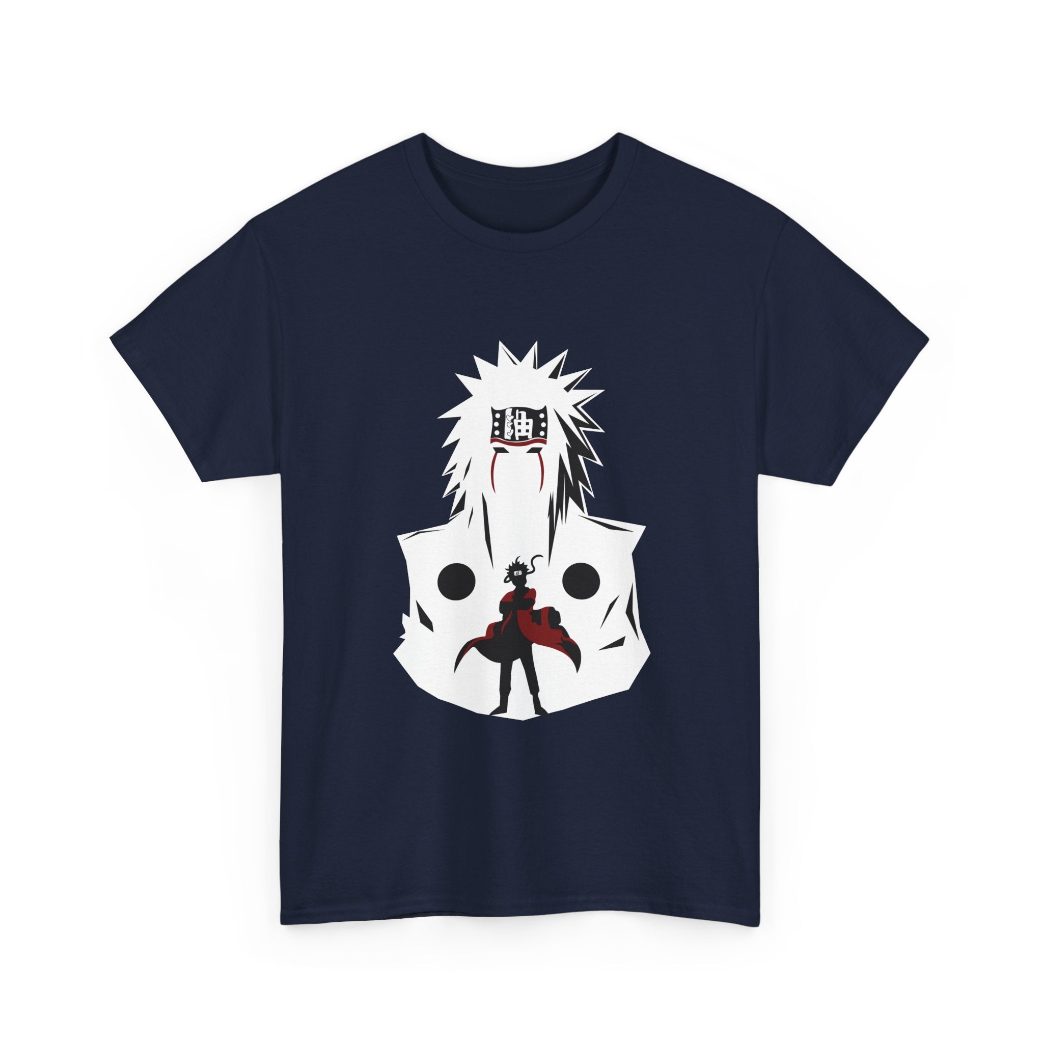 Anime Shadow Warrior T-Shirt — Silhouette Battle Graphic Tee