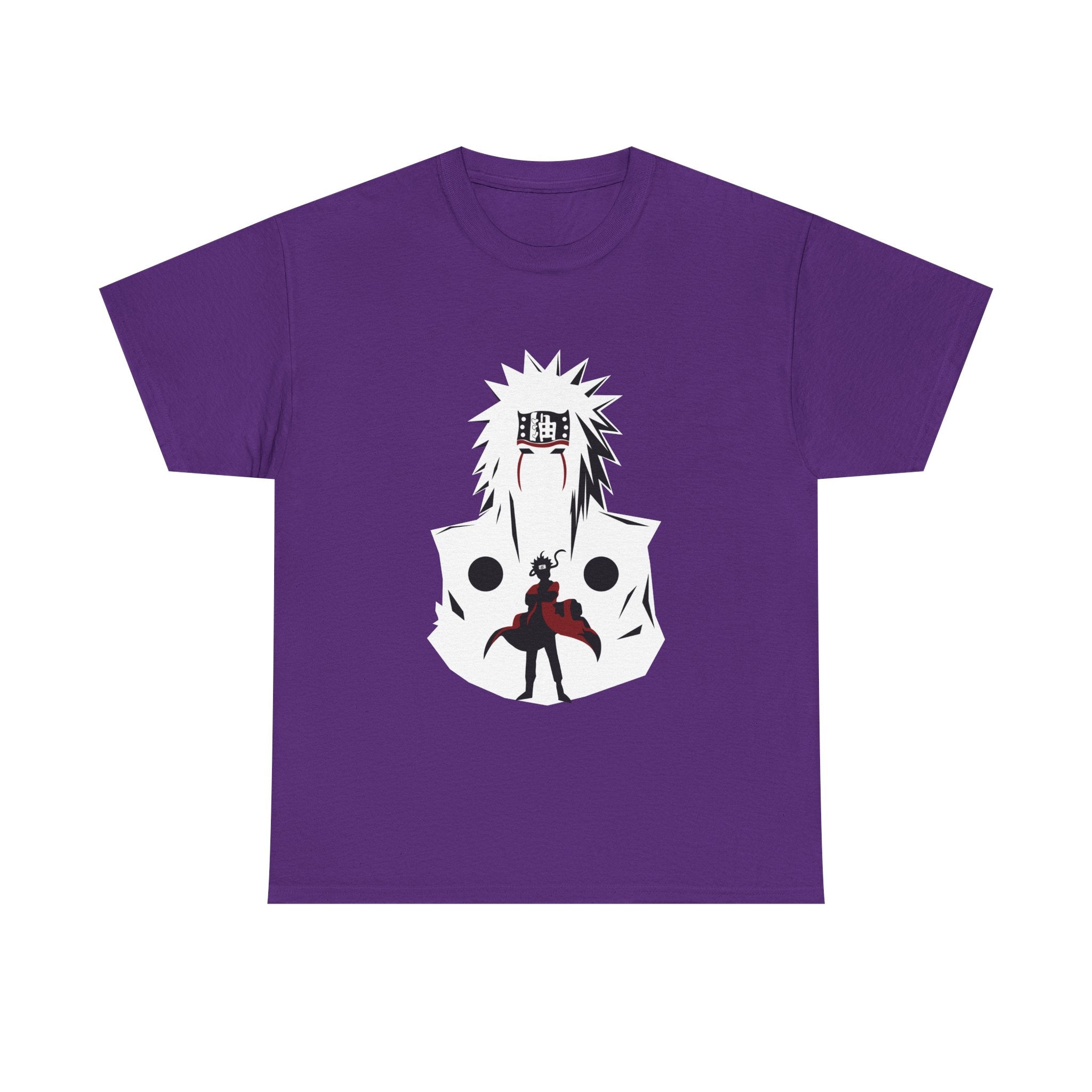 Anime Shadow Warrior T-Shirt — Silhouette Battle Graphic Tee