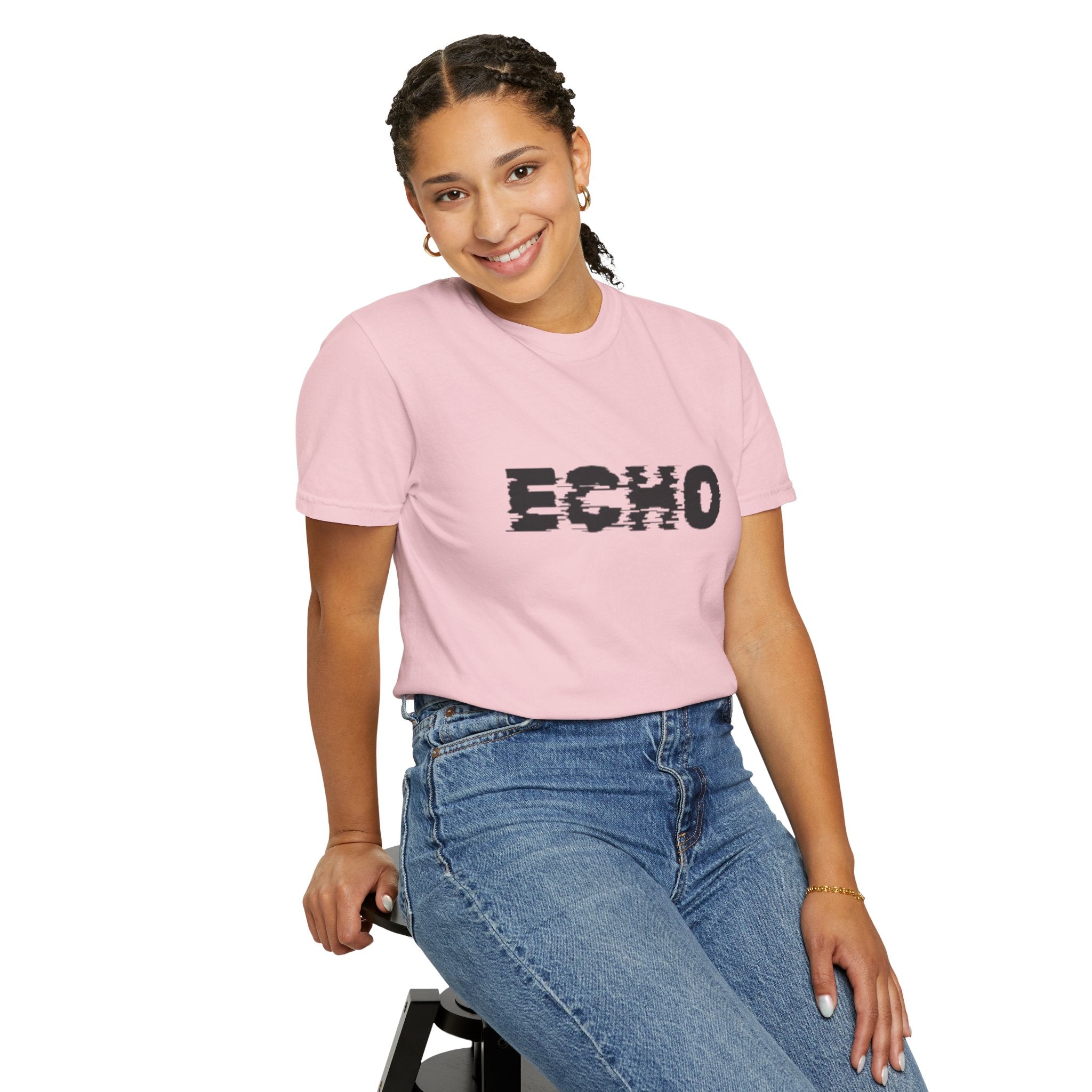Echo Distorted Logo T-Shirt