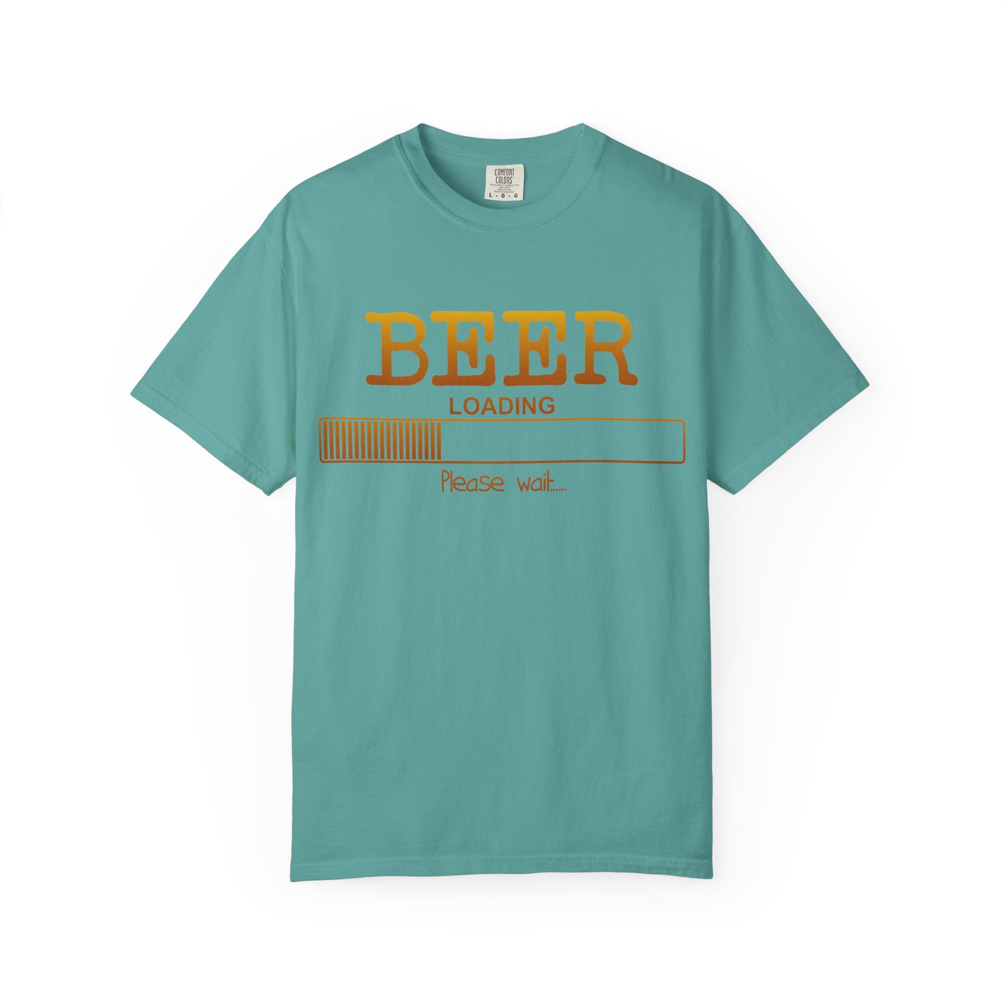 Beer Loading T‑Shirt — Funny 'Please Wait' Drinking Tee