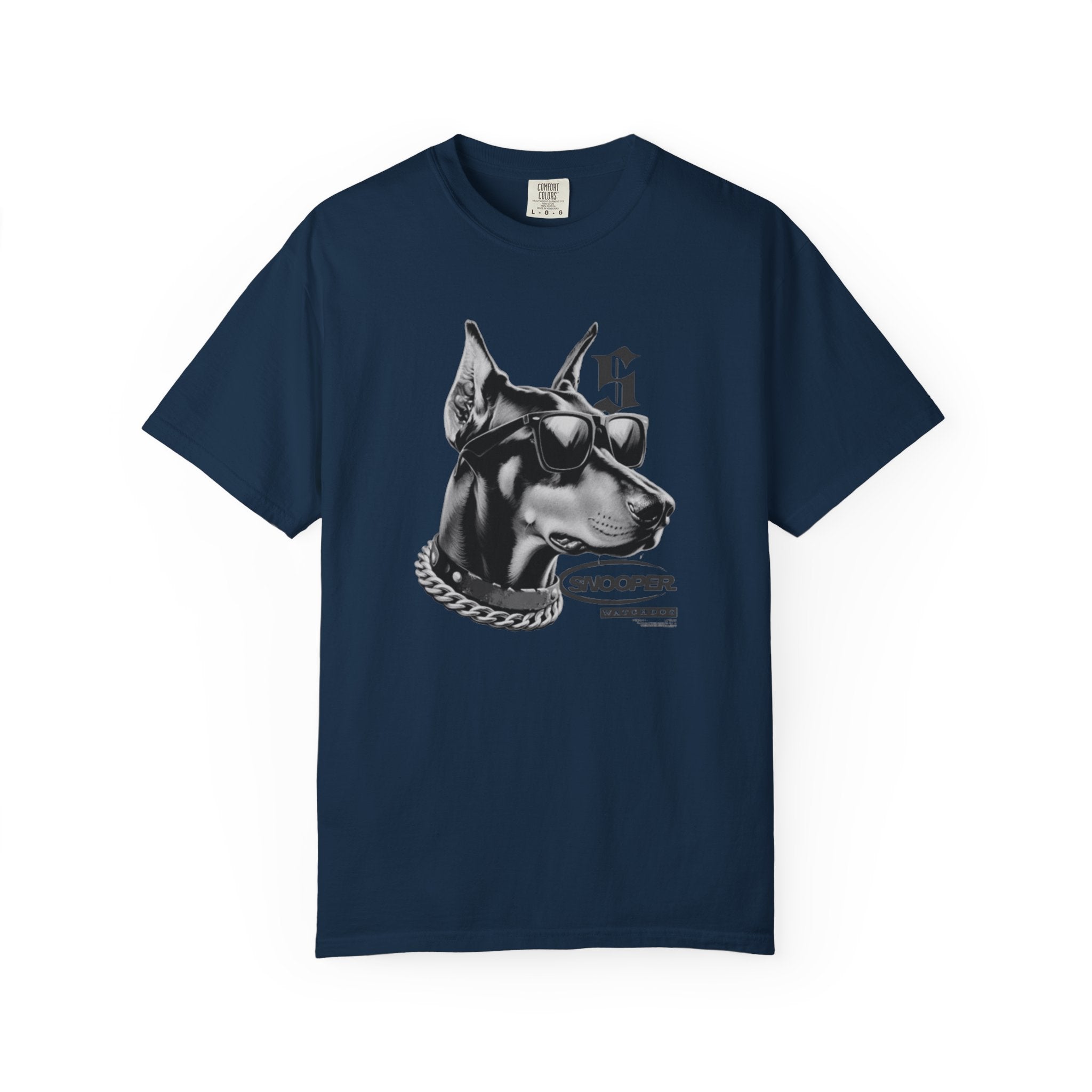 Doberman Sunglasses Graphic T-Shirt — "Snooper" Streetwear Tee