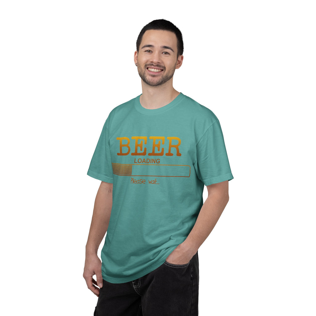 Beer Loading T‑Shirt — Funny 'Please Wait' Drinking Tee
