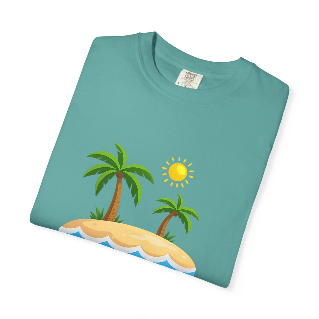 Island Paradise T-Shirt — Tropical Palm Tree Beach Graphic